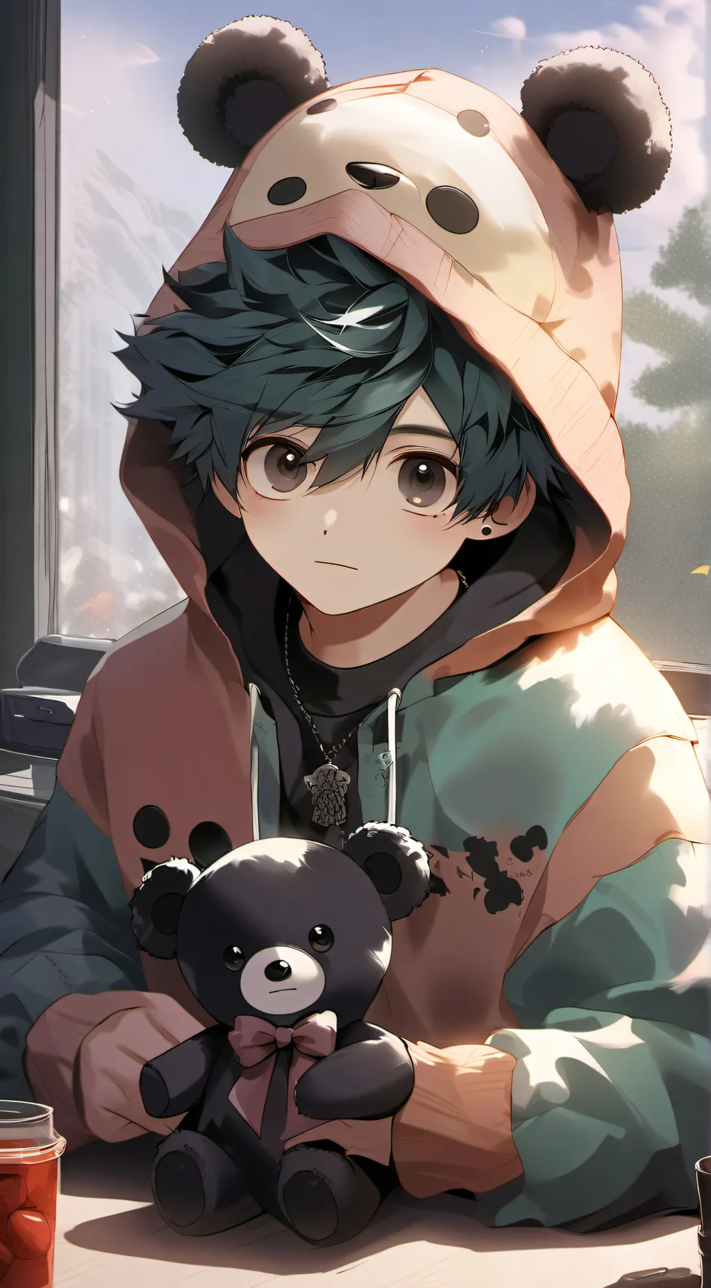ai character: deku background