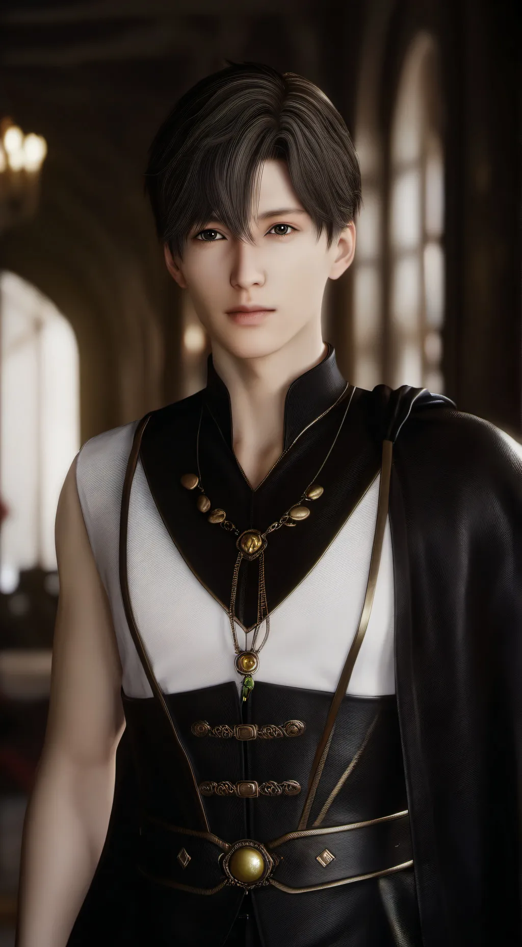 ai character: lucas  background