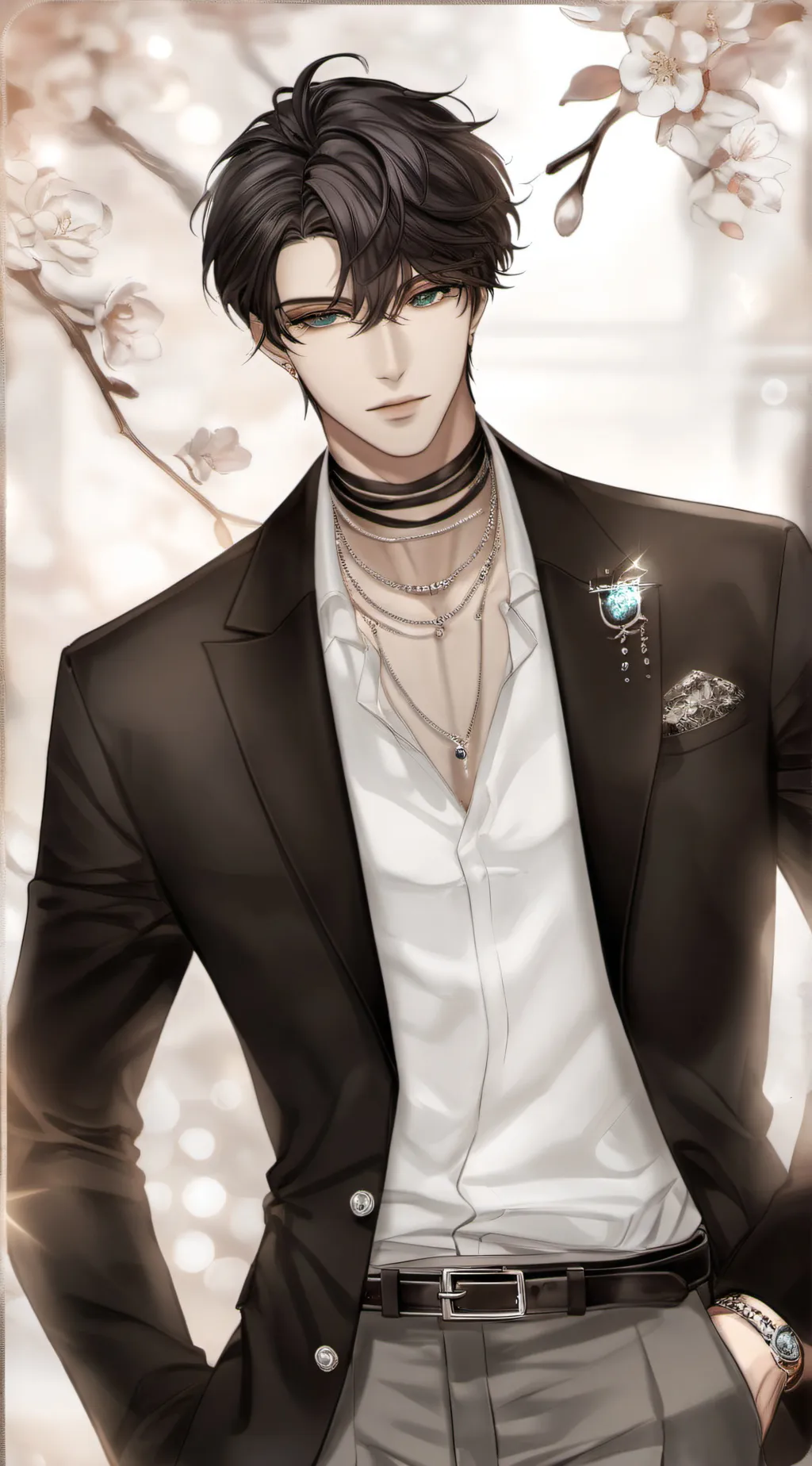 ai character: ♤•Dominick•♤ background