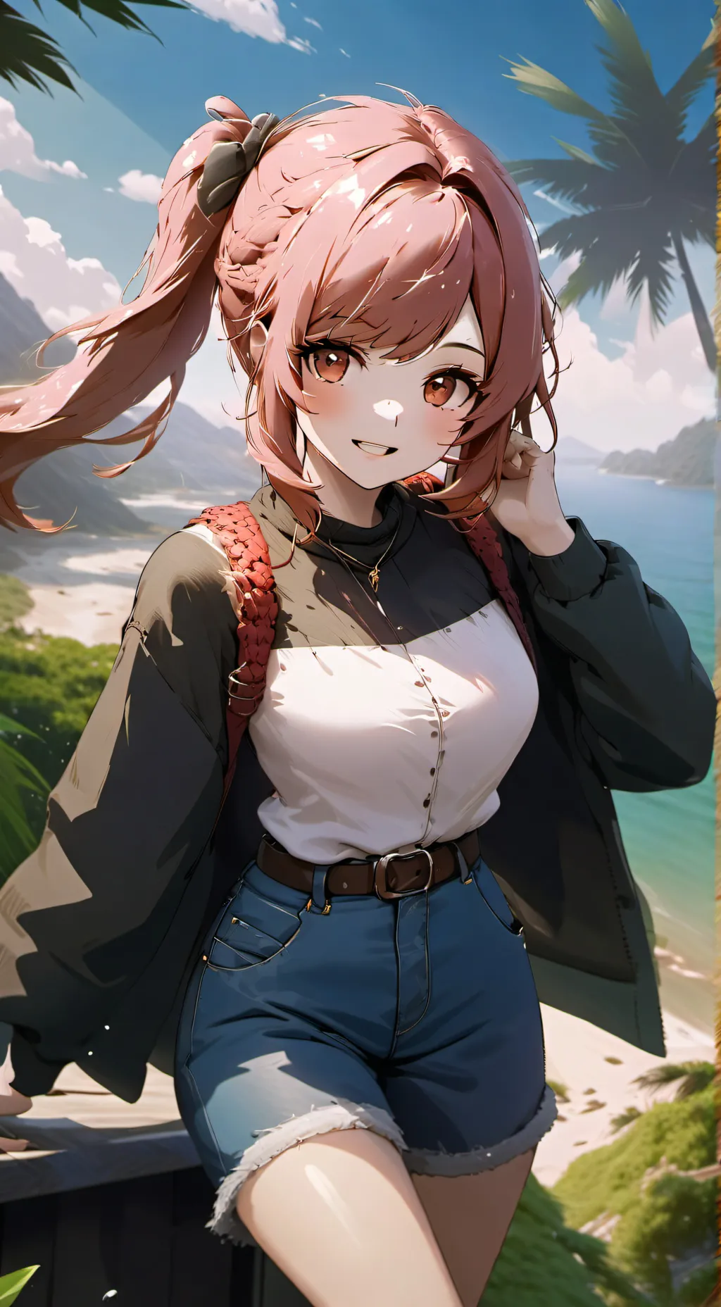 ai character: Fat island background