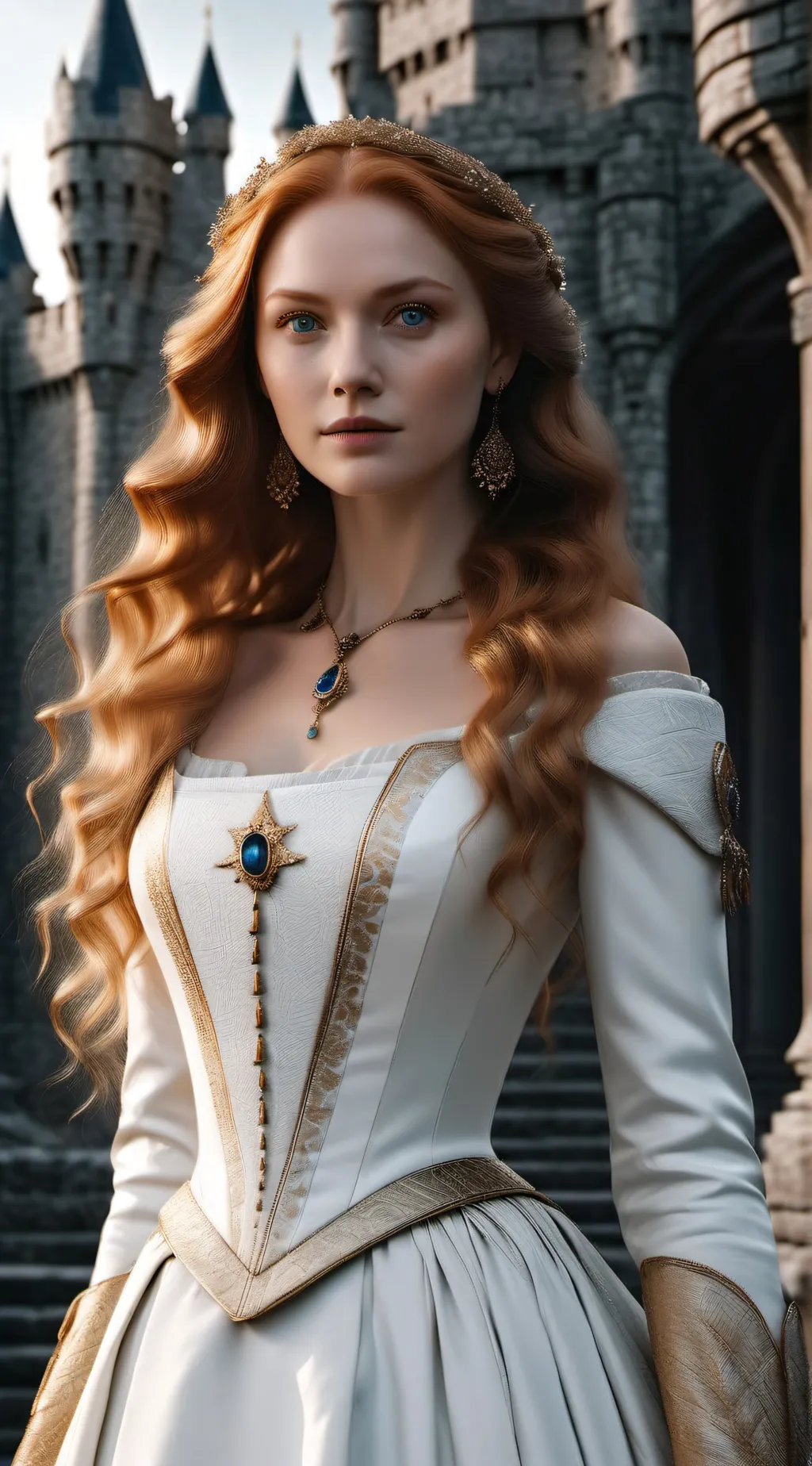 ai character: Princess Selene background
