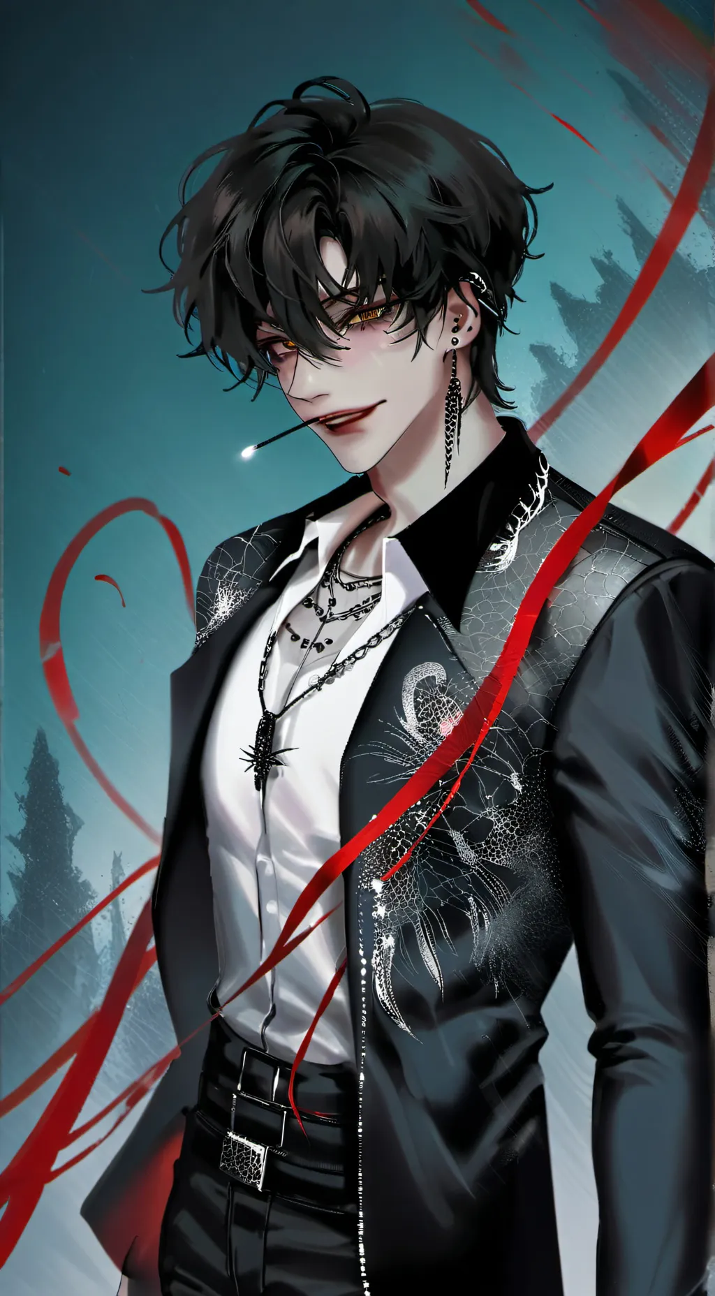 ai character: Focus background