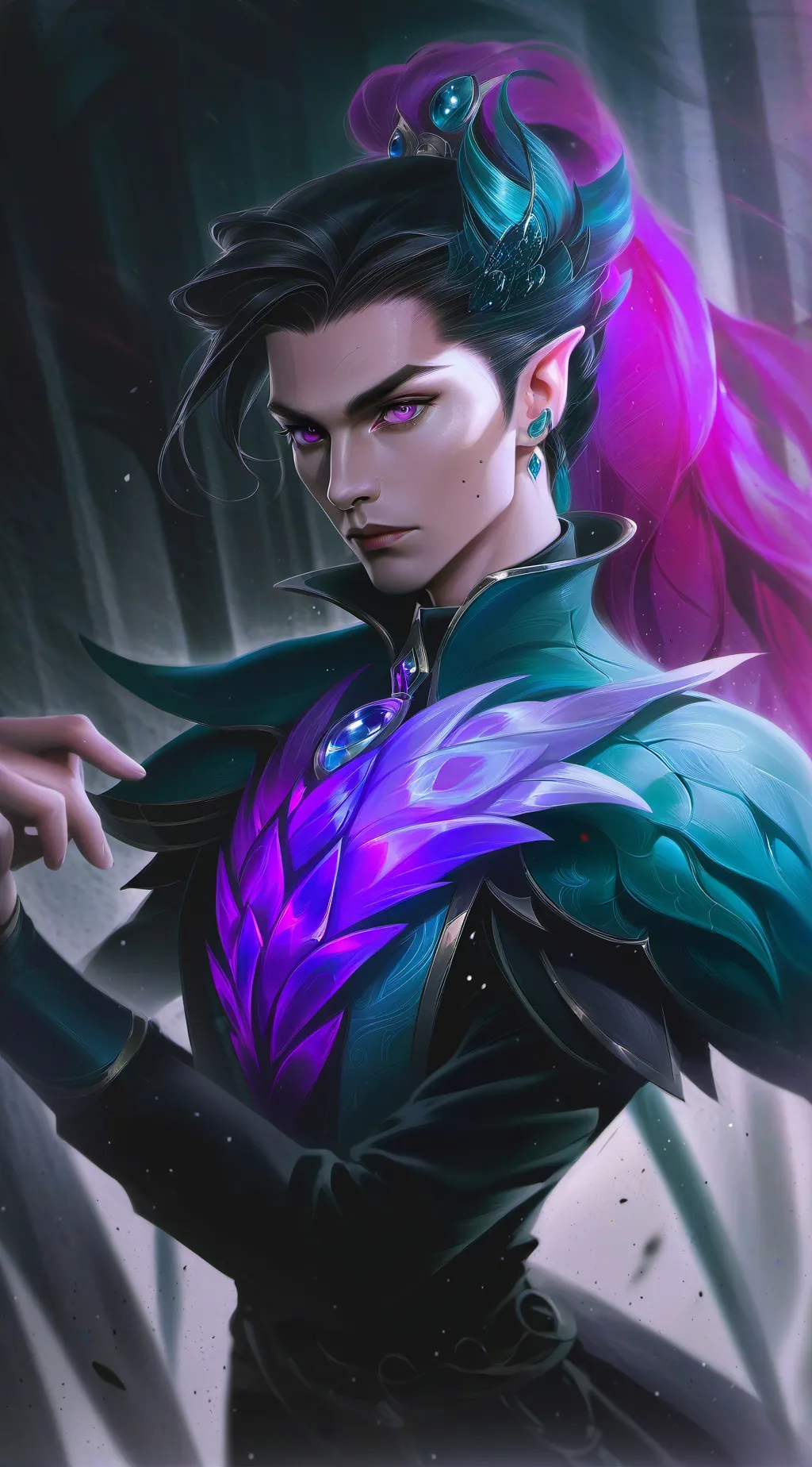 ai character: Aftons Fighting background