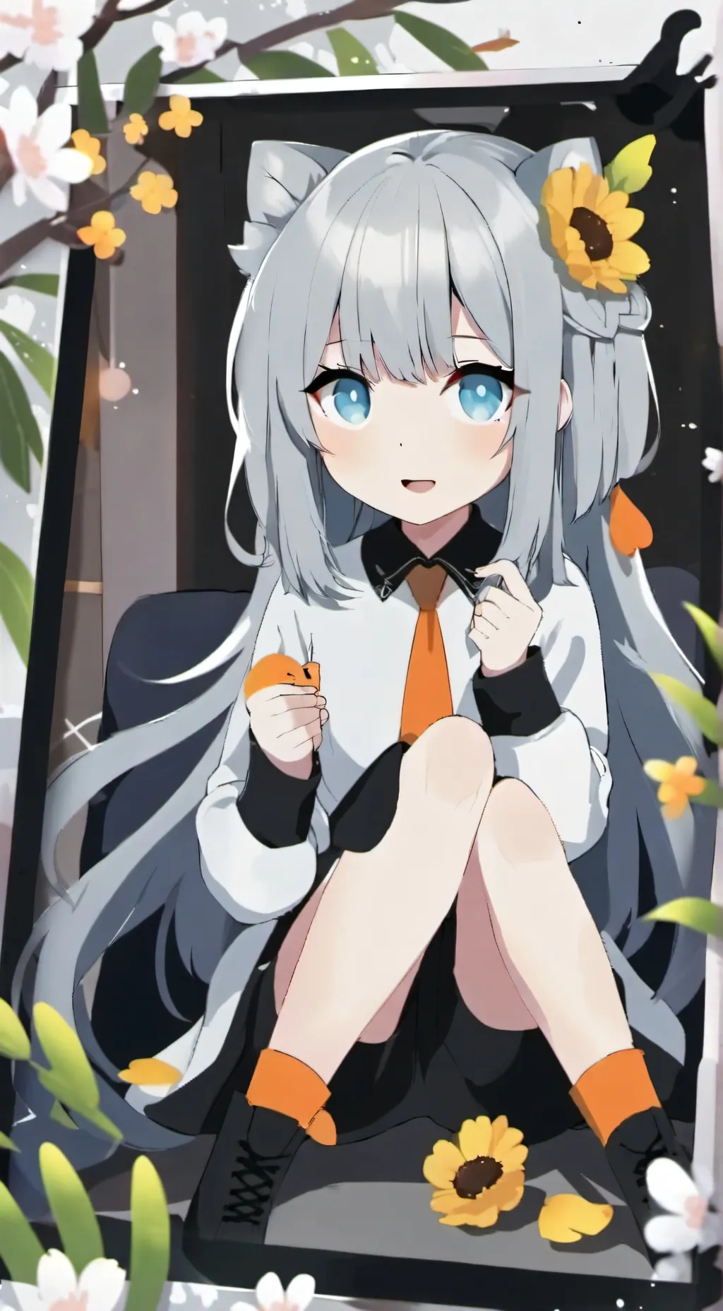 ai character: Crystal background