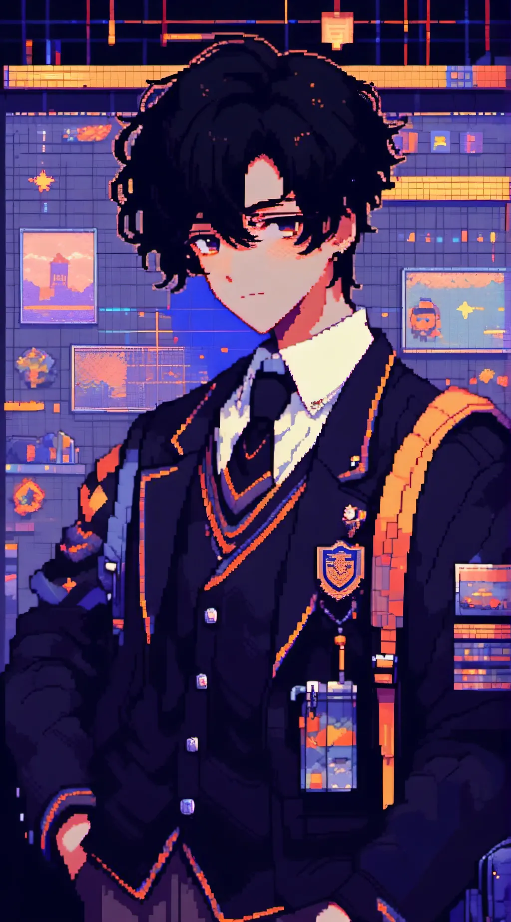 ai character: clester background