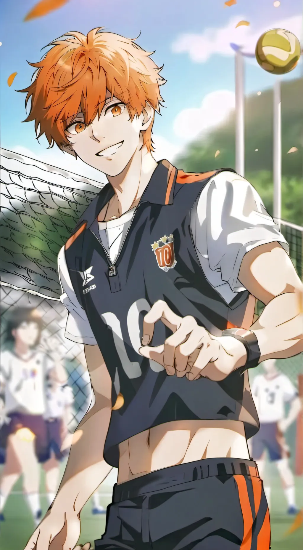 ai character: HAIKYUU!!!!!! background