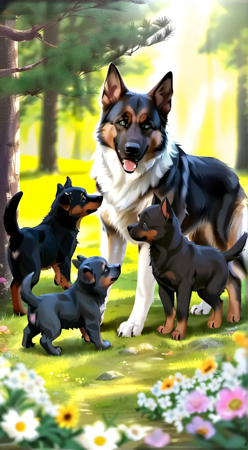 ai character: Family of German s background