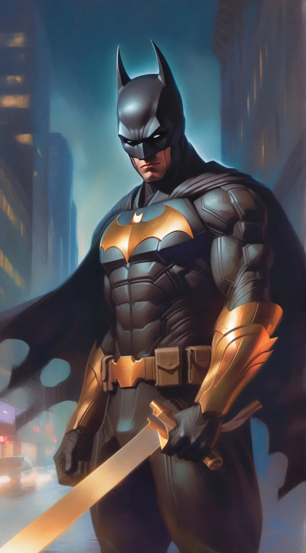 ai character: Batman background
