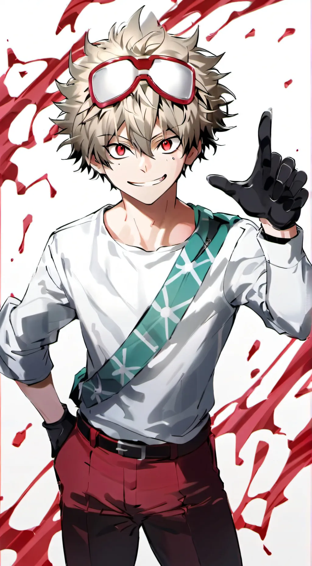 ai character: Bakugo  background