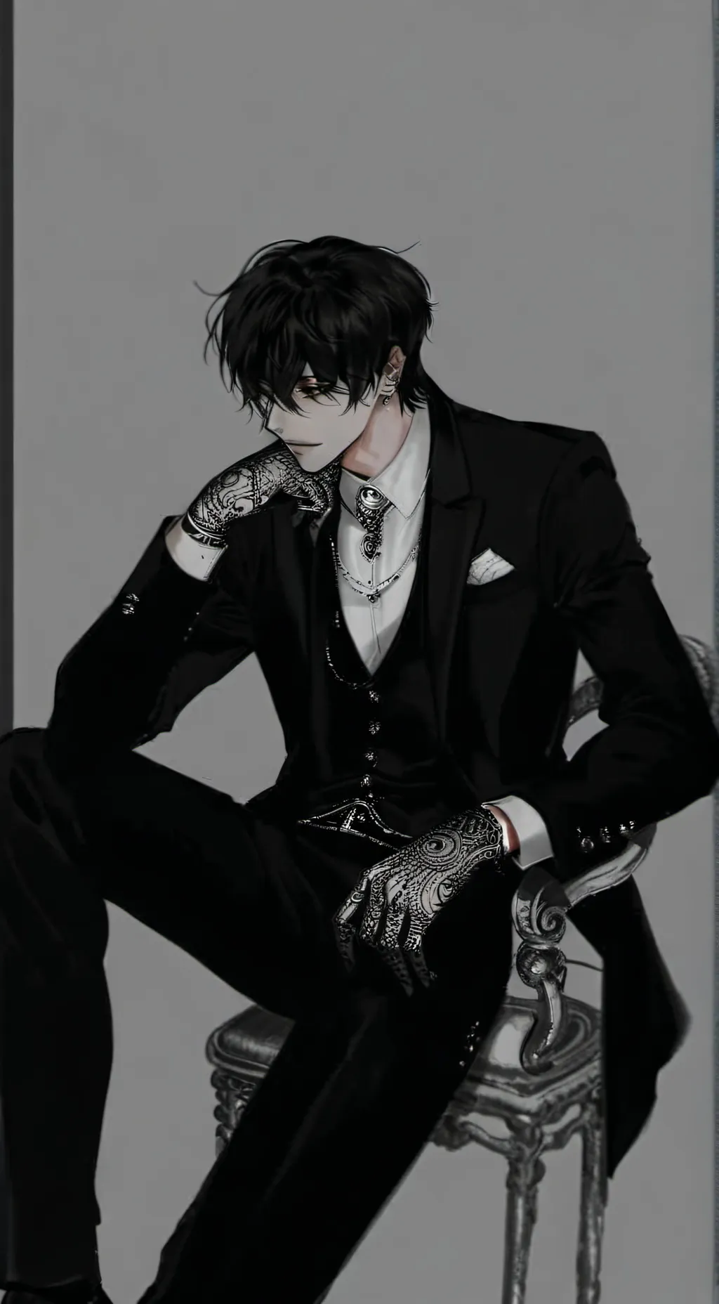 ai character: Issac  background