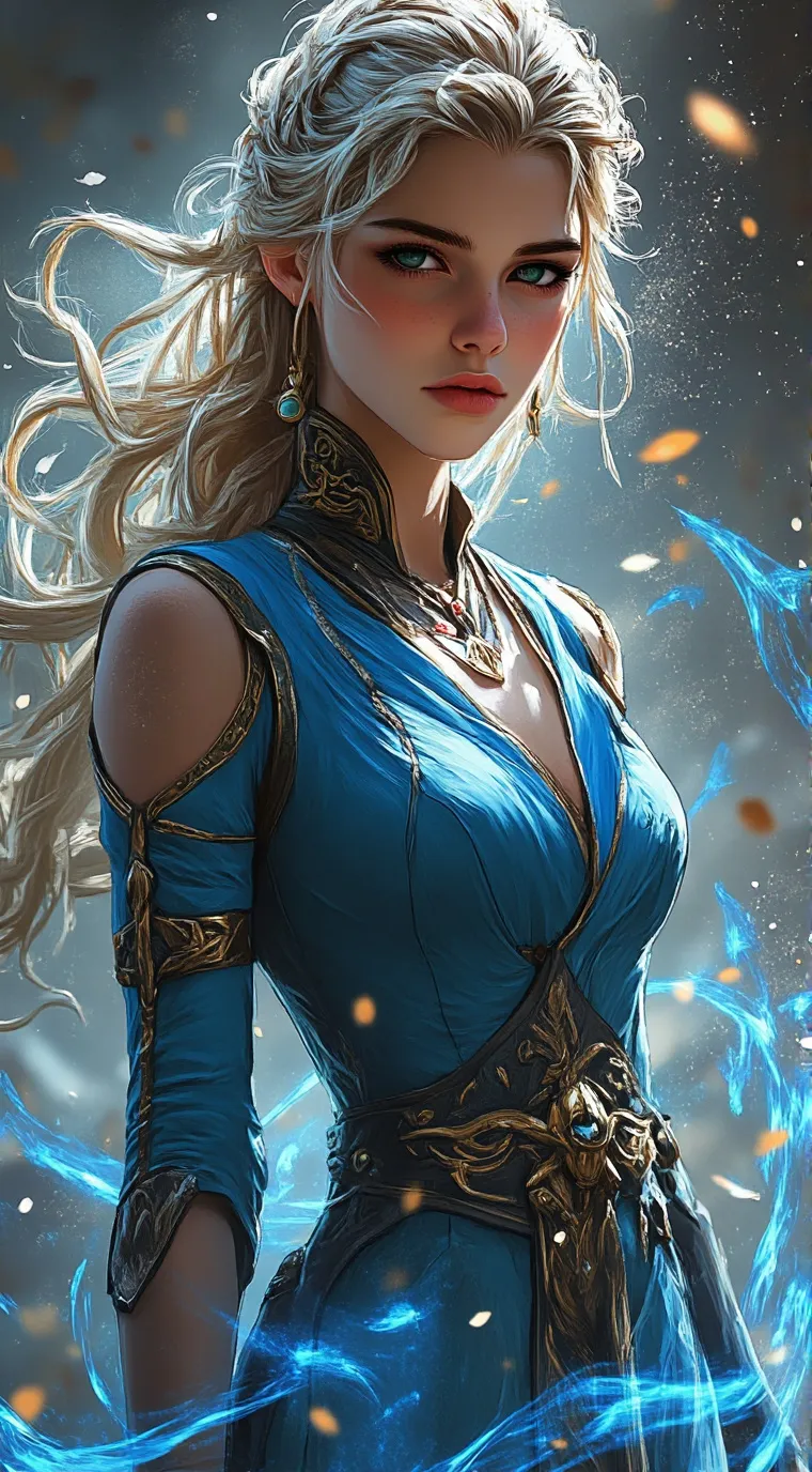 ai character: water  background