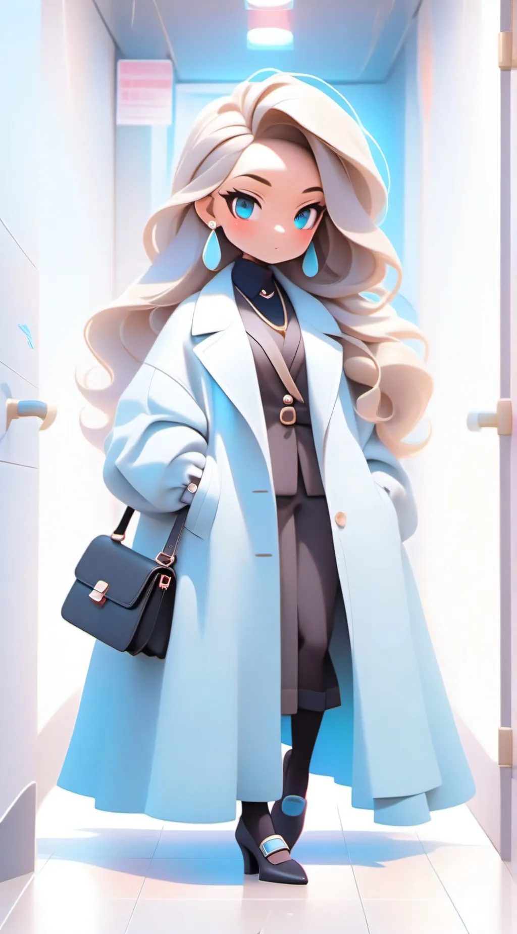 ai character: Luna background