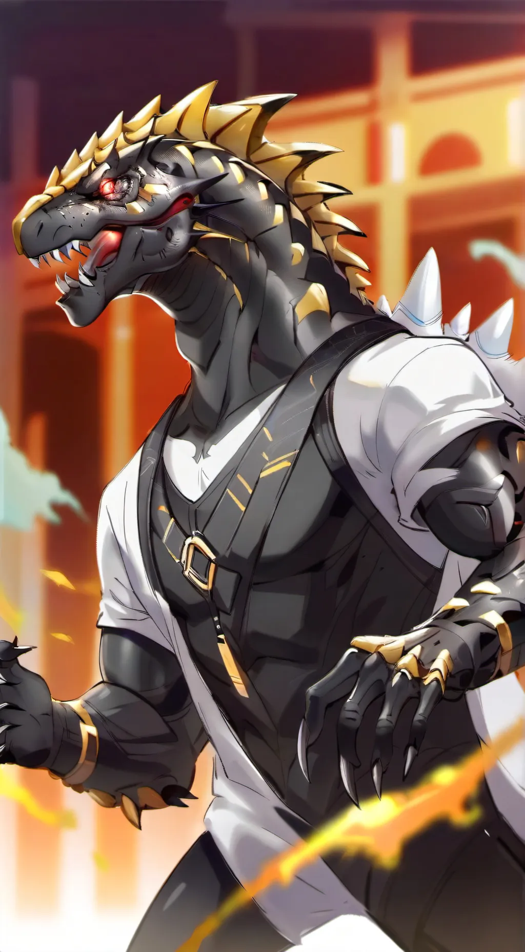 ai character: The indoraptor background