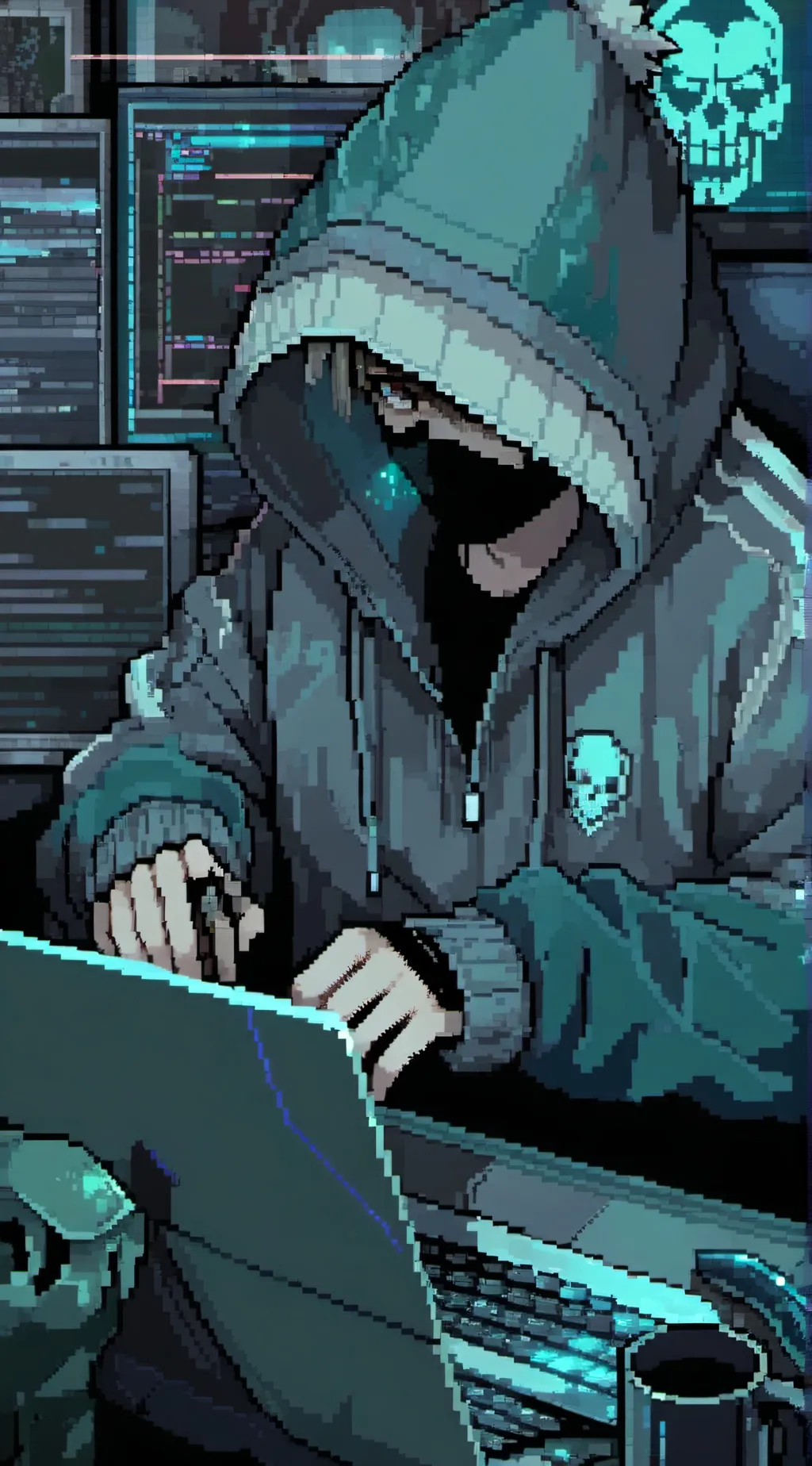 ai character: hackers can tippe background