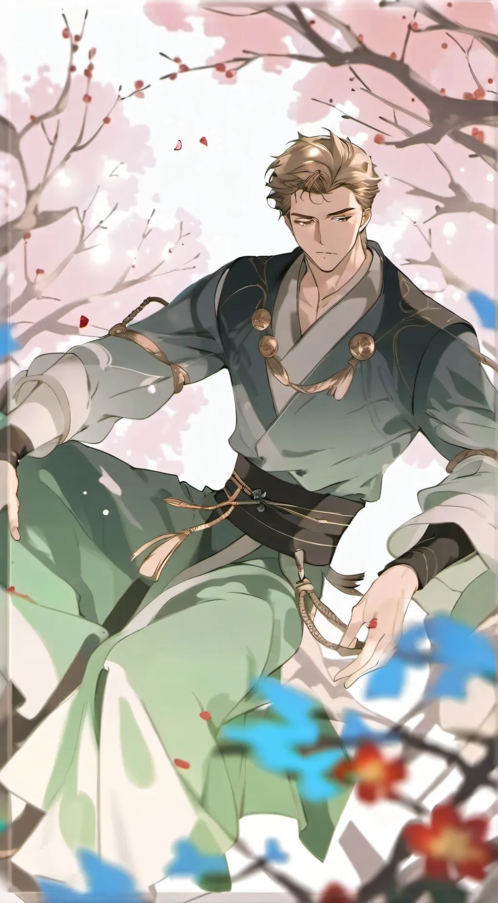 ai character: Jonas🎐🎴 background