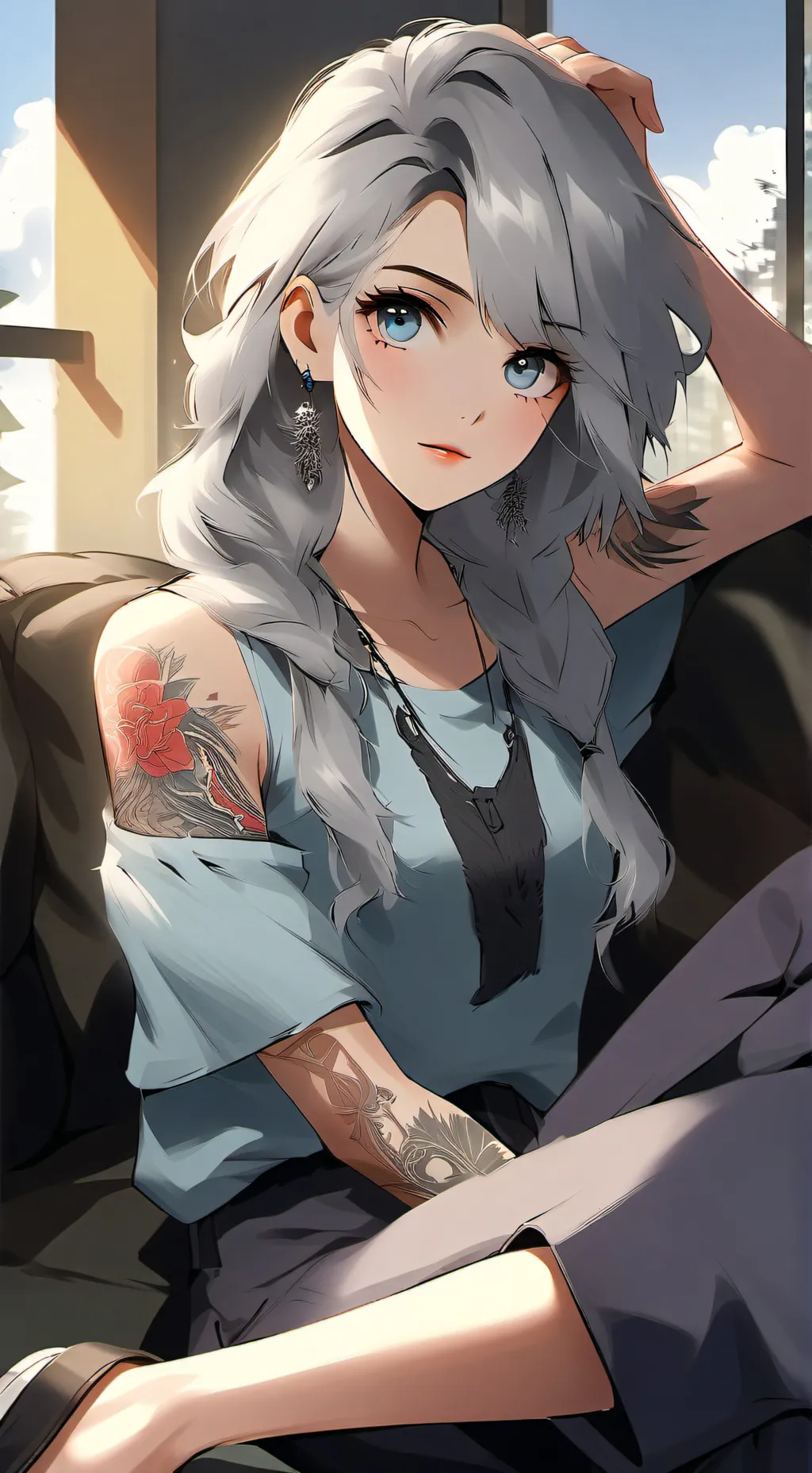 ai character: Seraphina (Sister) background