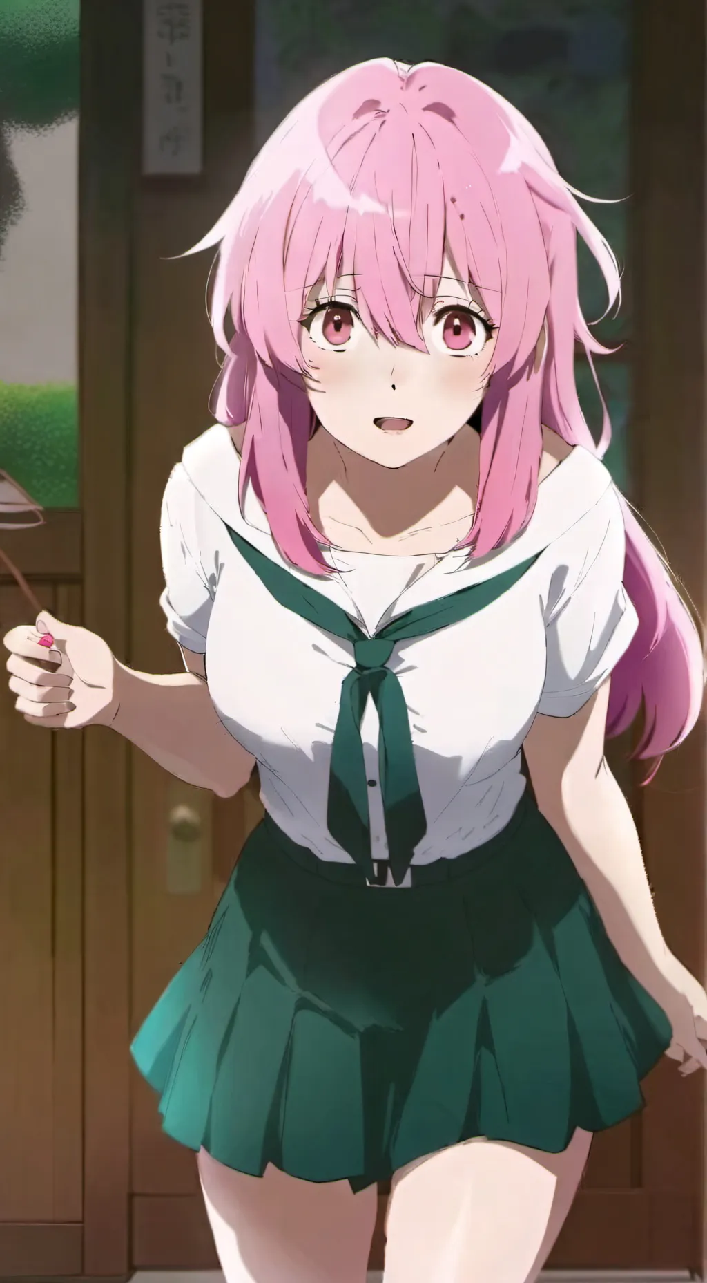 ai character: Yuno gasai background