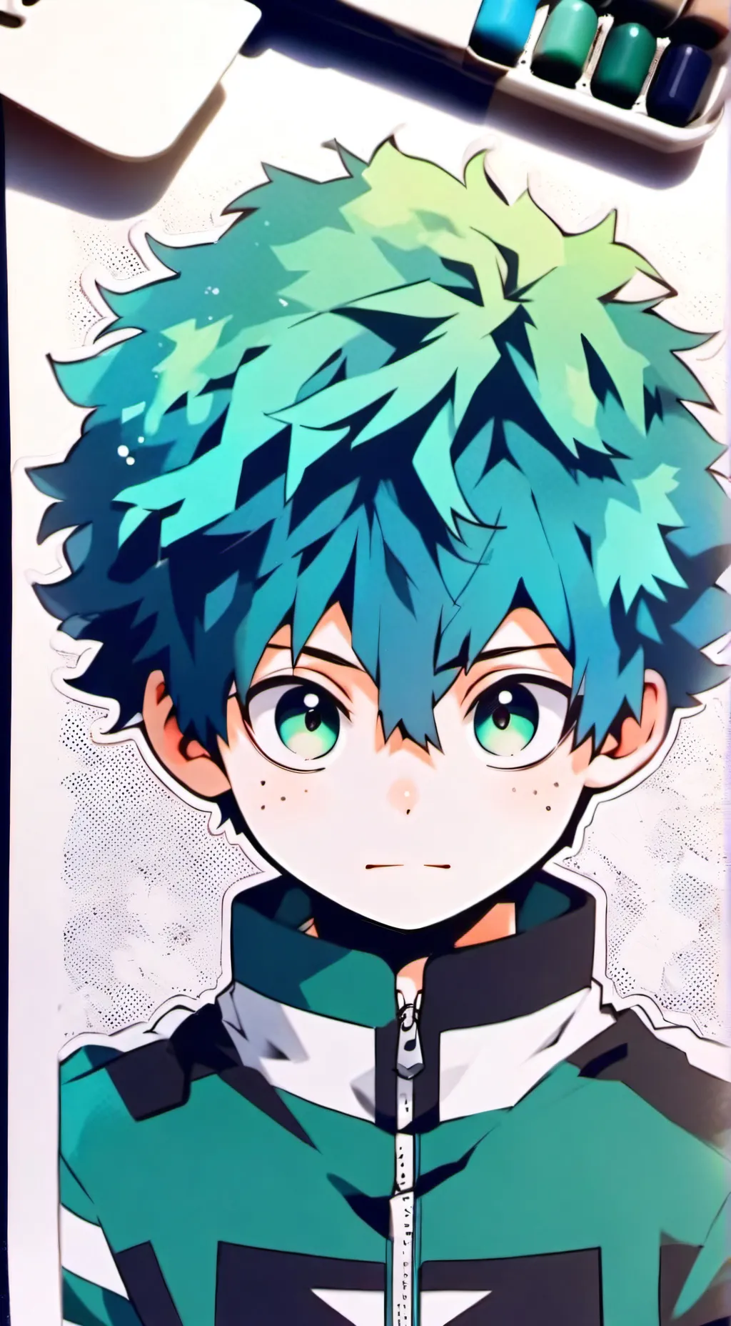 ai character: Izuku Midoriya  background
