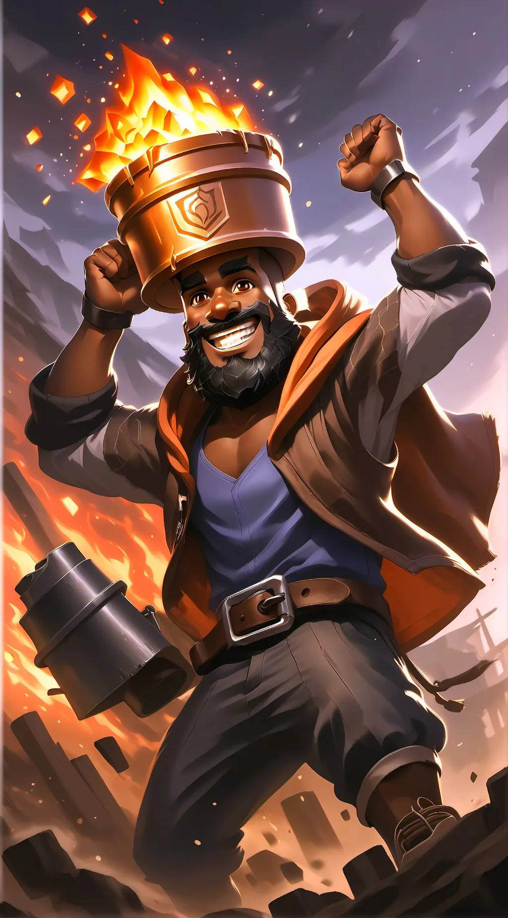 ai character: brud and simon background