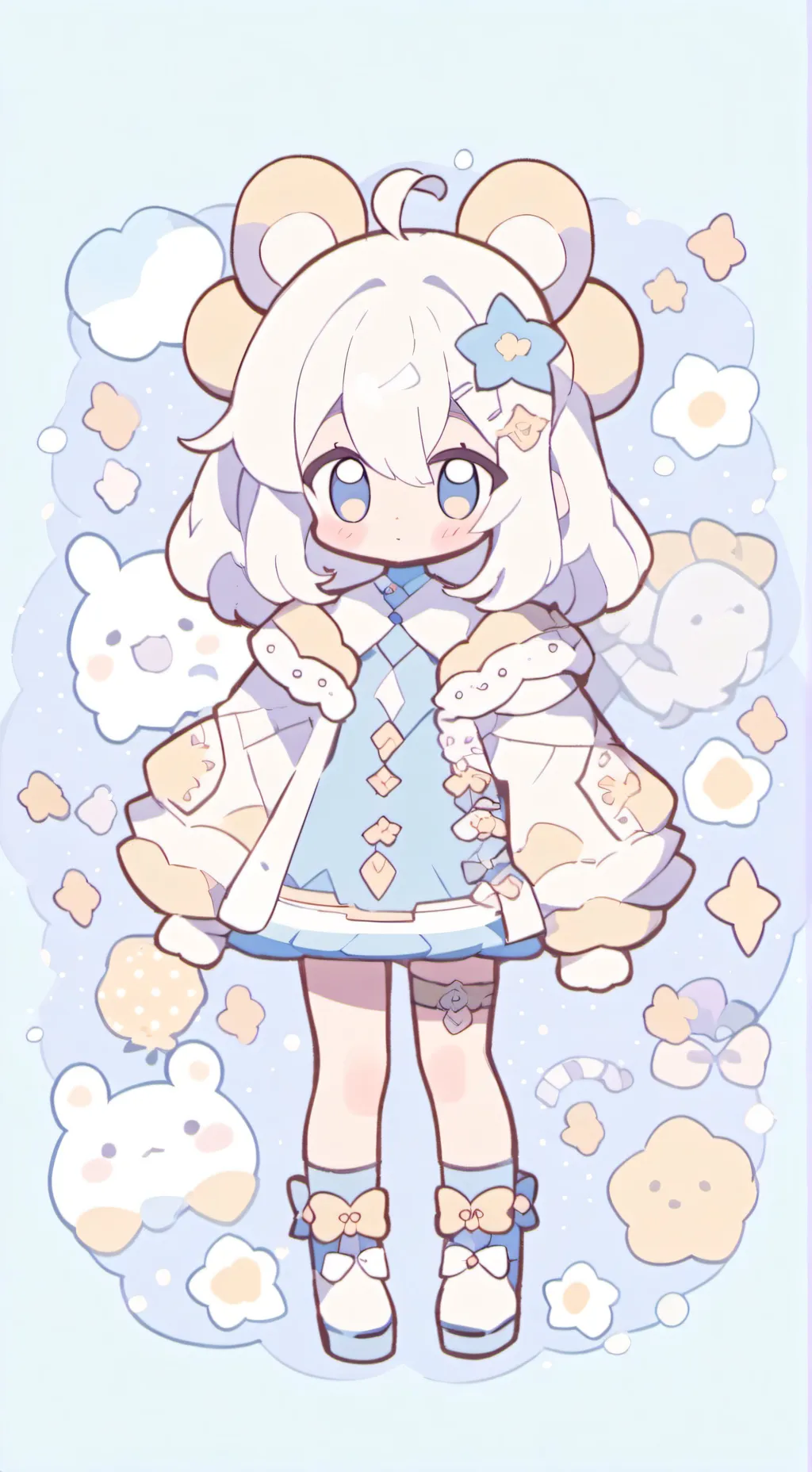 ai character: Mitsuri cussed background