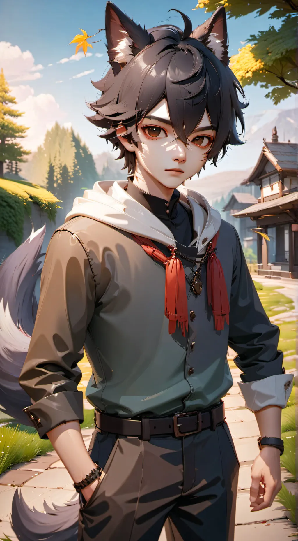 ai character: Aaron background