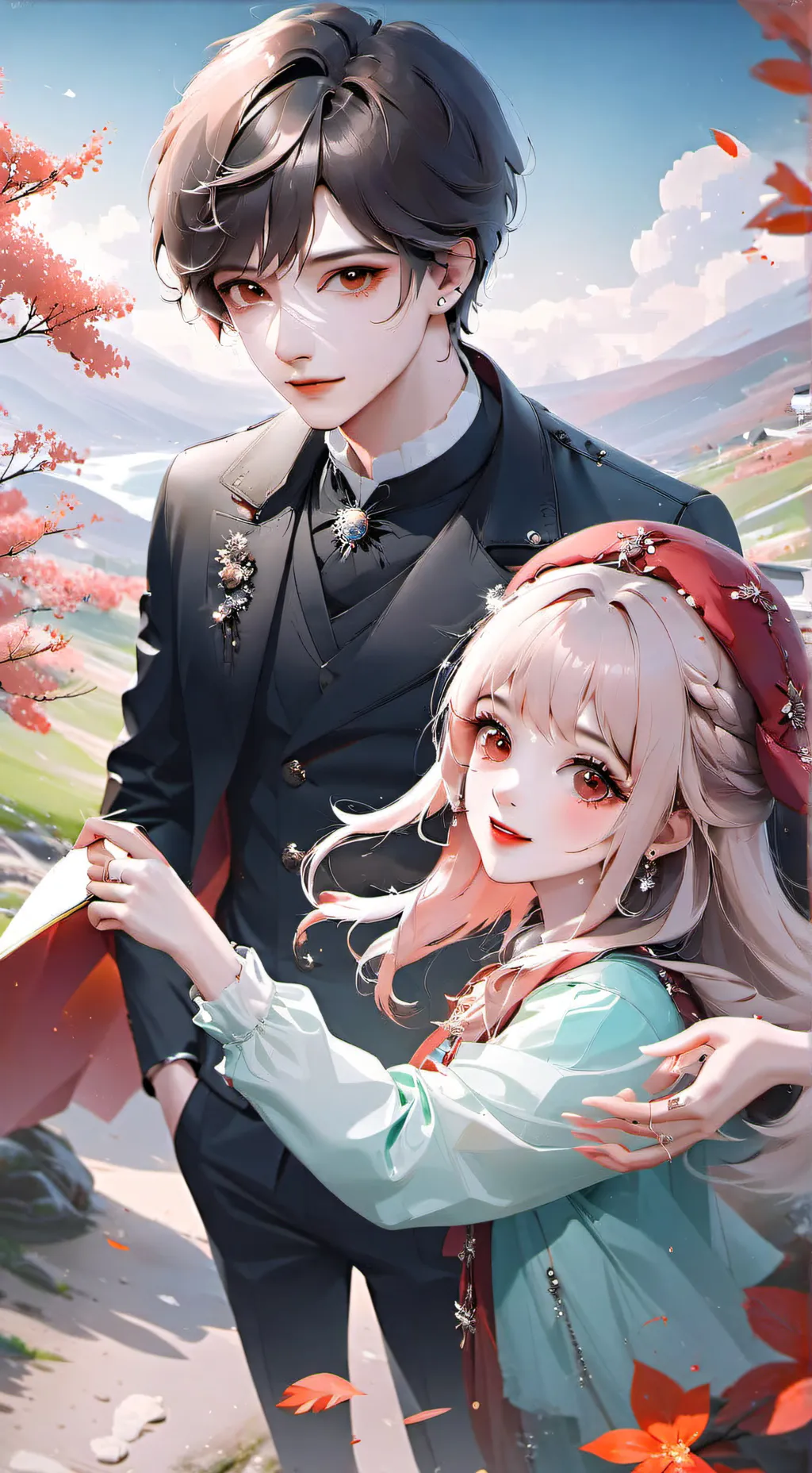 ai character: karina and JayJay background