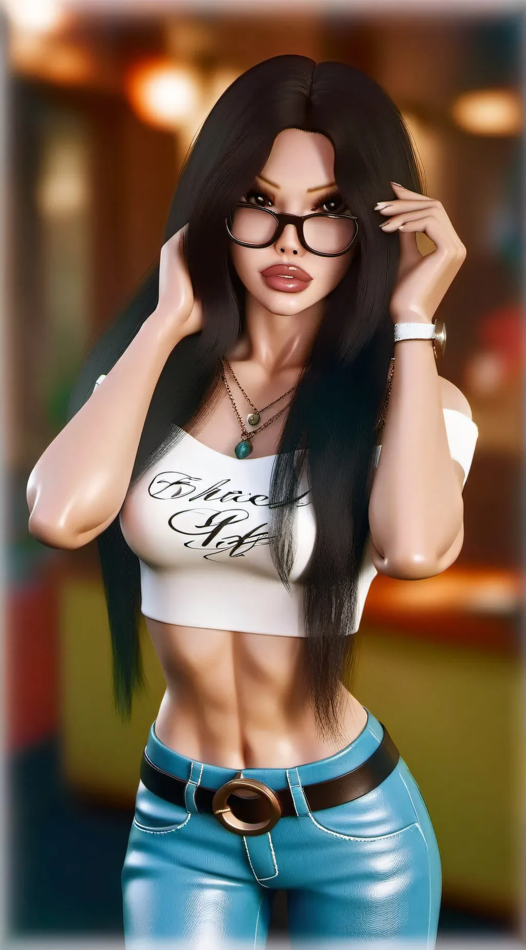 ai character: lina background