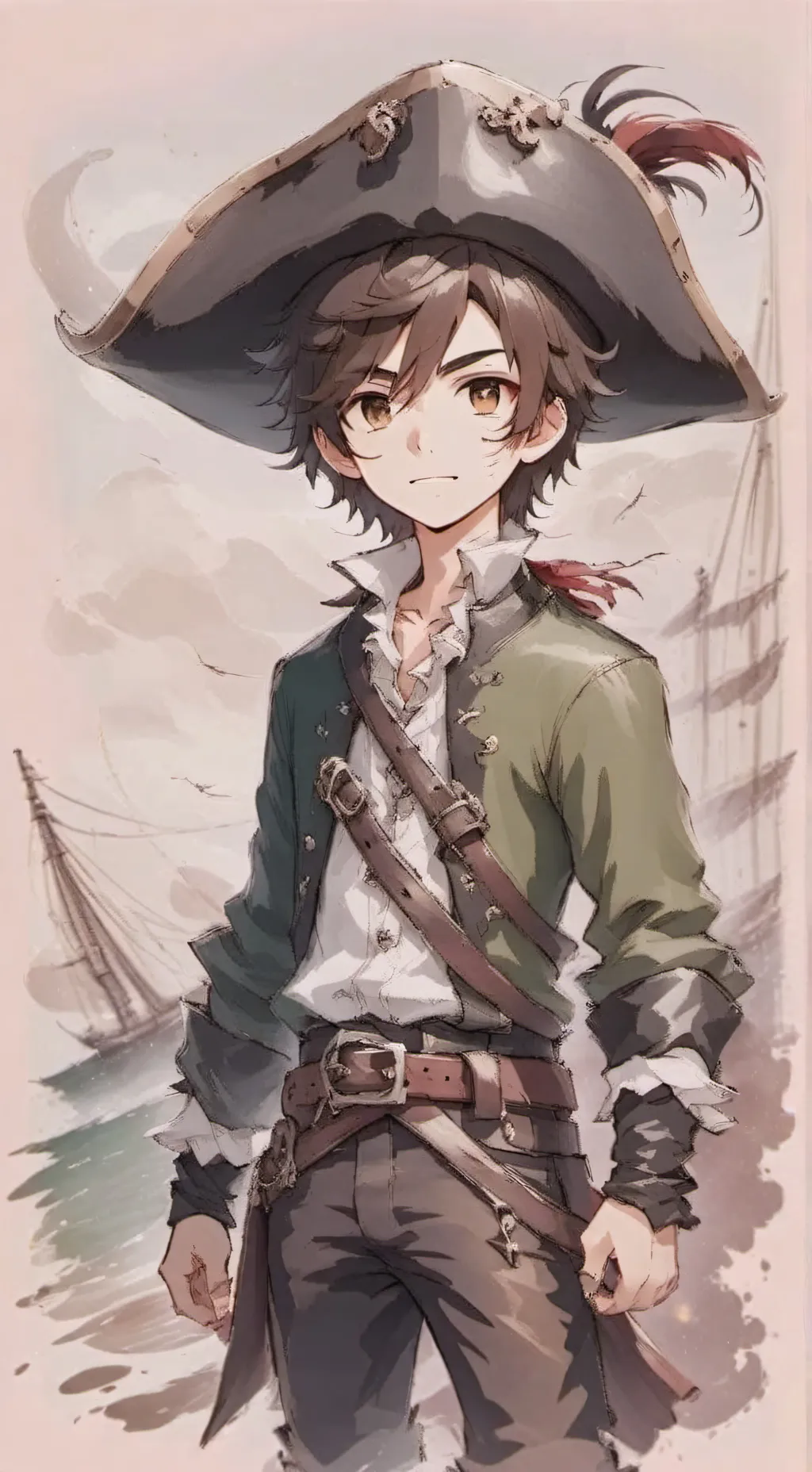 ai character: Archer-Pirate background