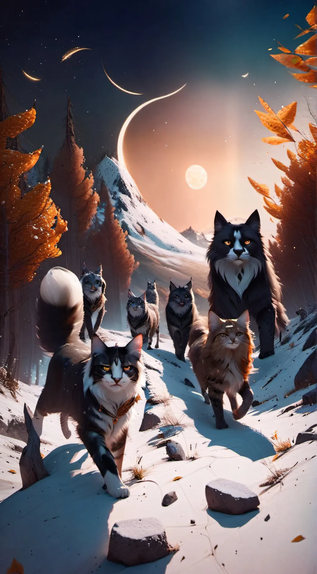 ai character: Warrior cats!  background