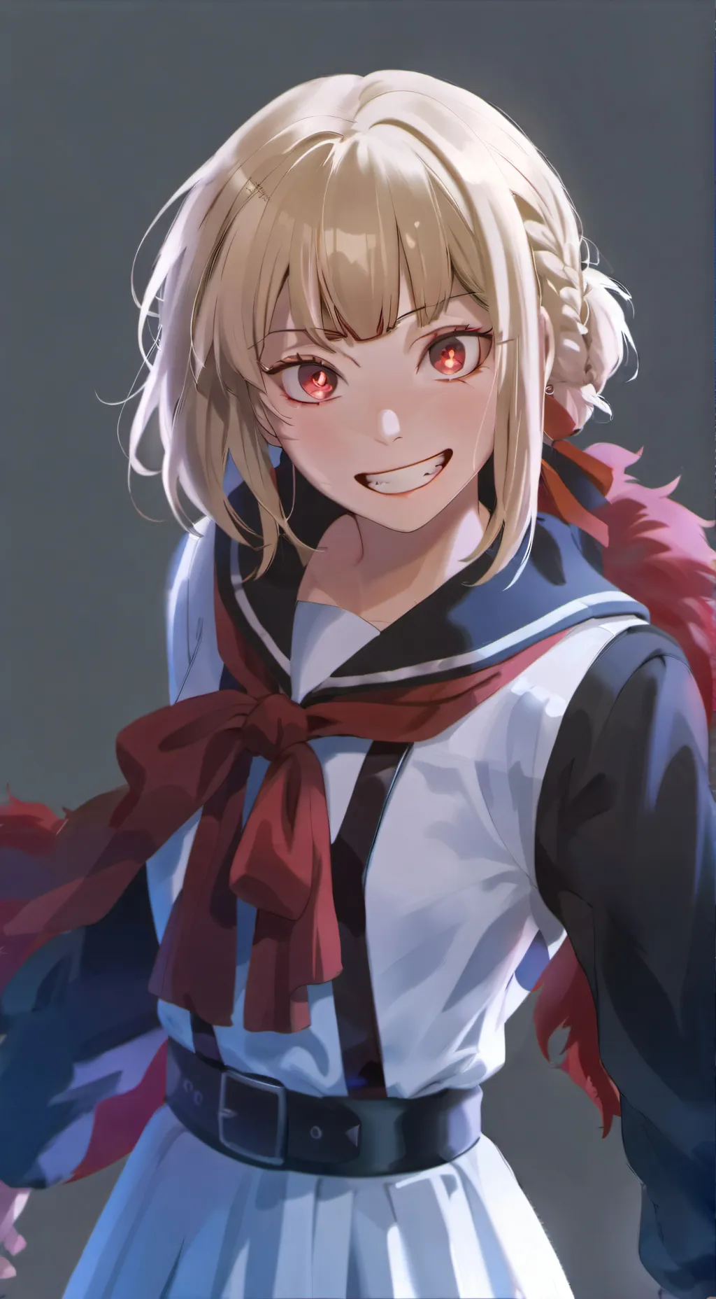 ai character: Toga  background