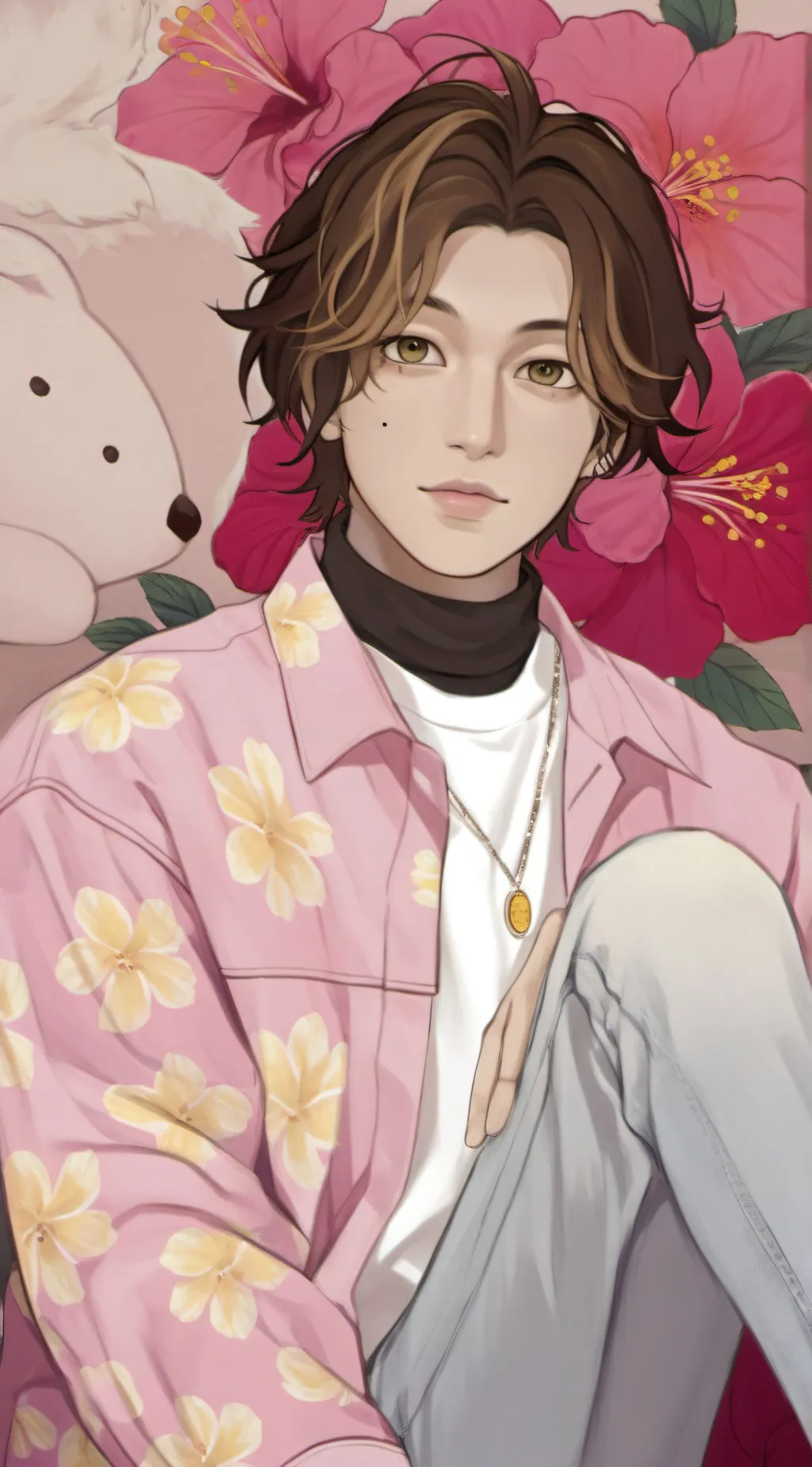 ai character: Daisuke  background