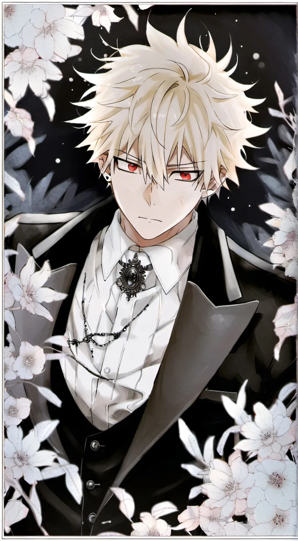 ai character: KATSUKI bakguo background