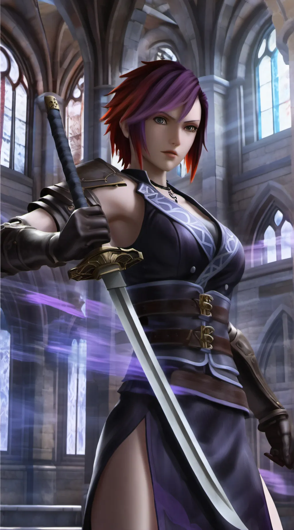 ai character: Ashley Reed background