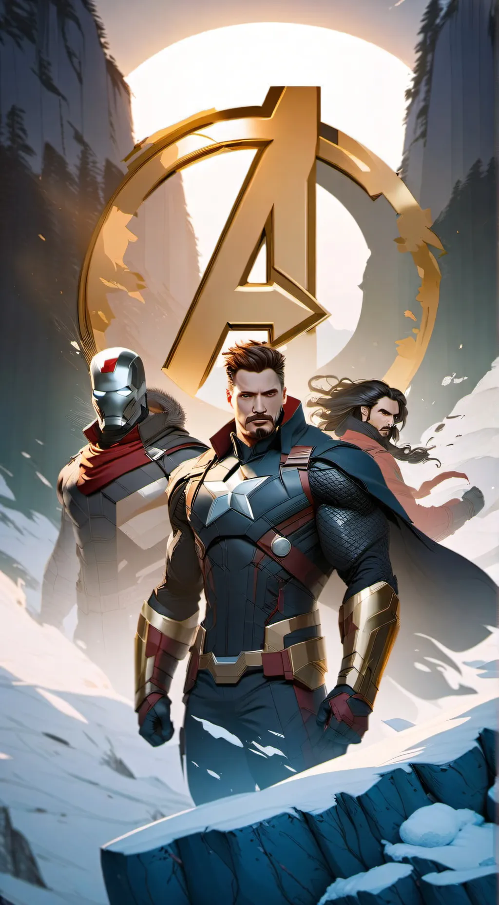 ai character: Avengers  background