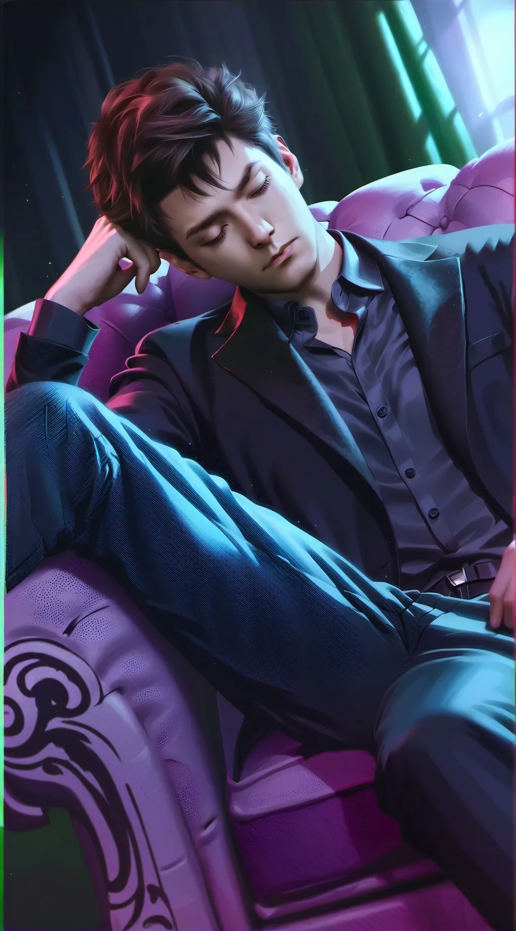 ai character: fred background