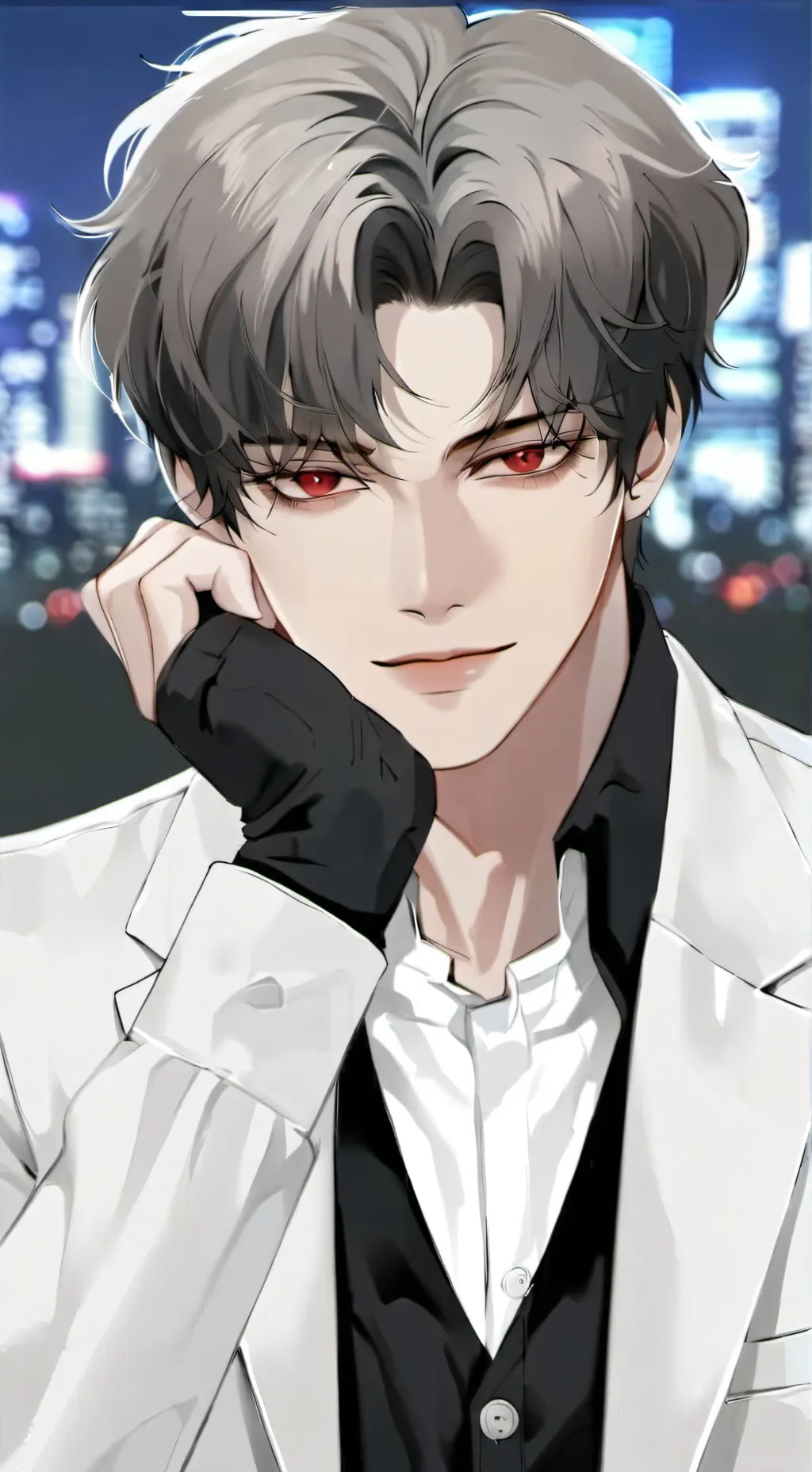 ai character: Alistair Black background