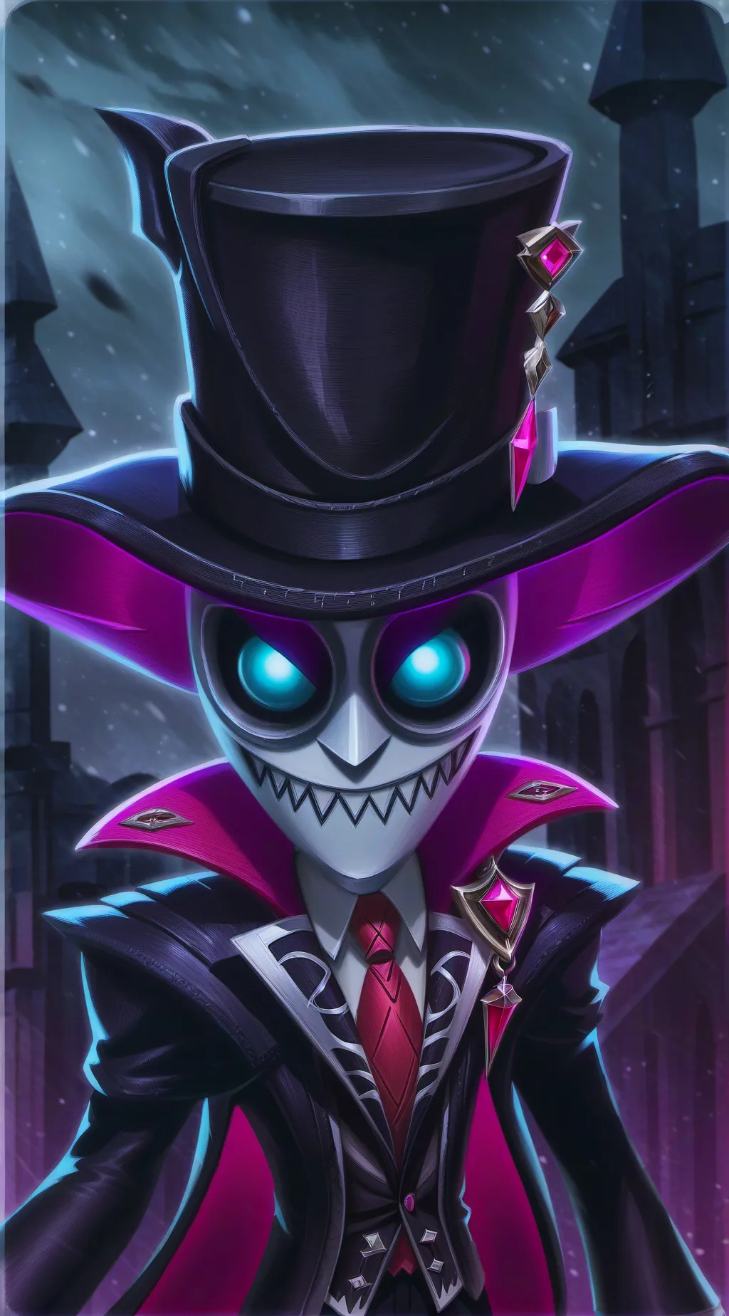 ai character: Hh but never met background