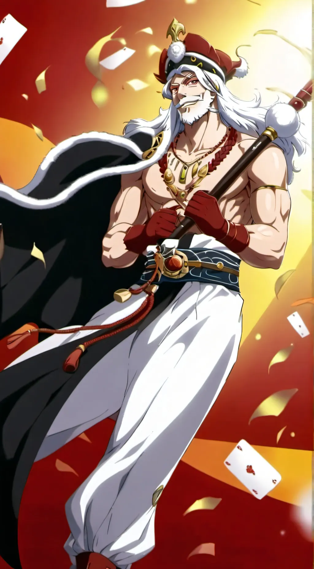 ai character: o homem mais forte background