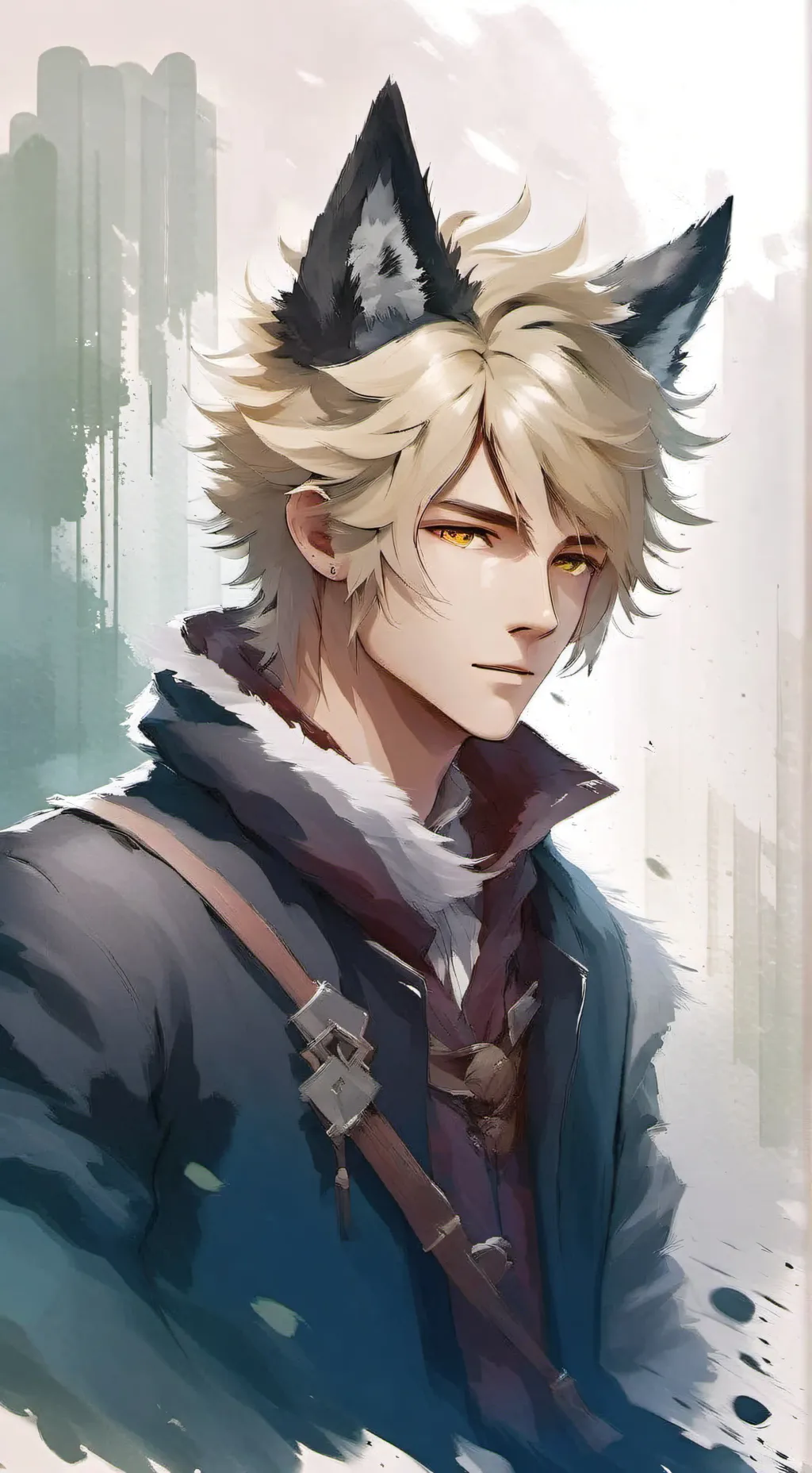 ai character: Max the furry background