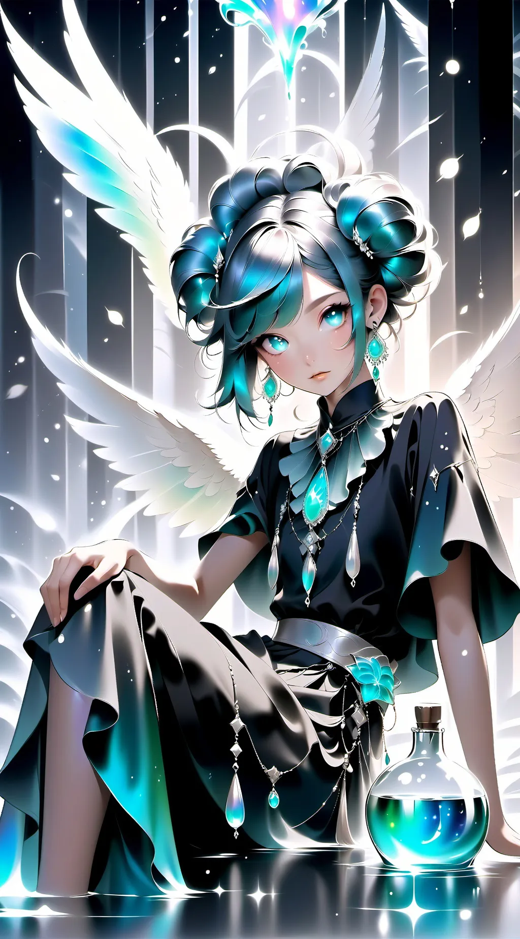 ai character: evlis la diosa background