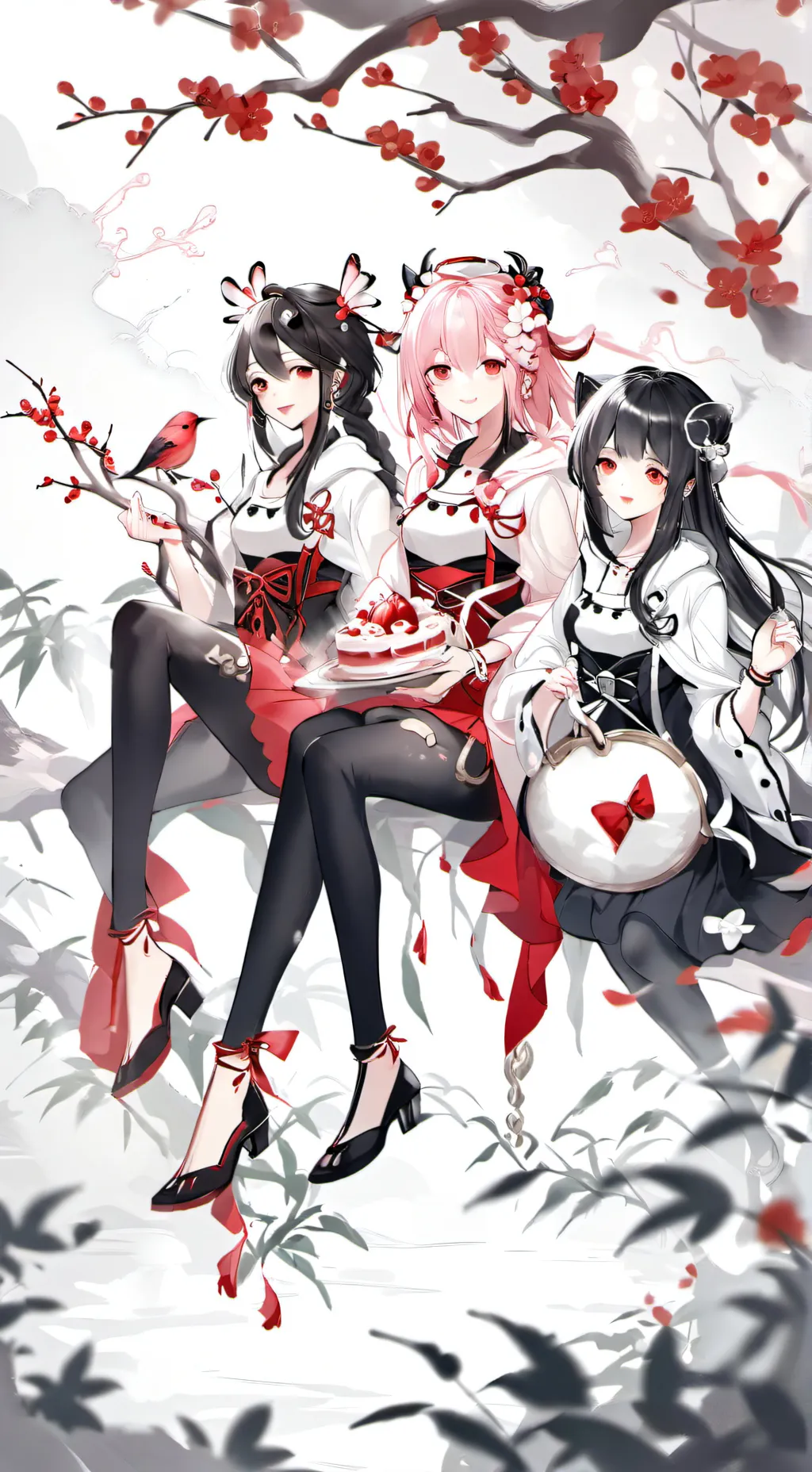 ai character: 3 sisters background