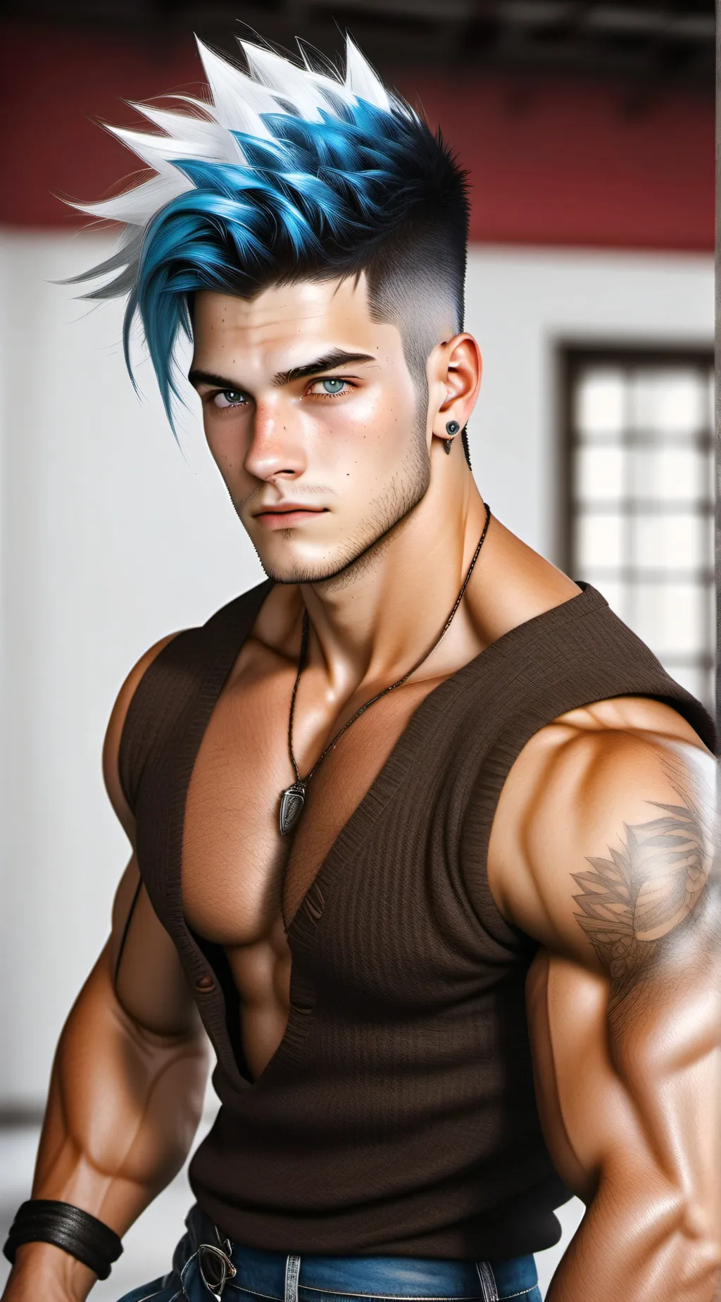 ai character: Wolf Sebastián  background