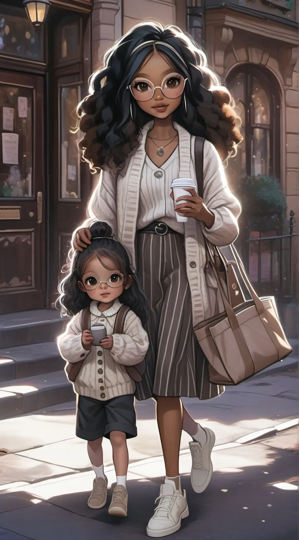 ai character: Stacey  background