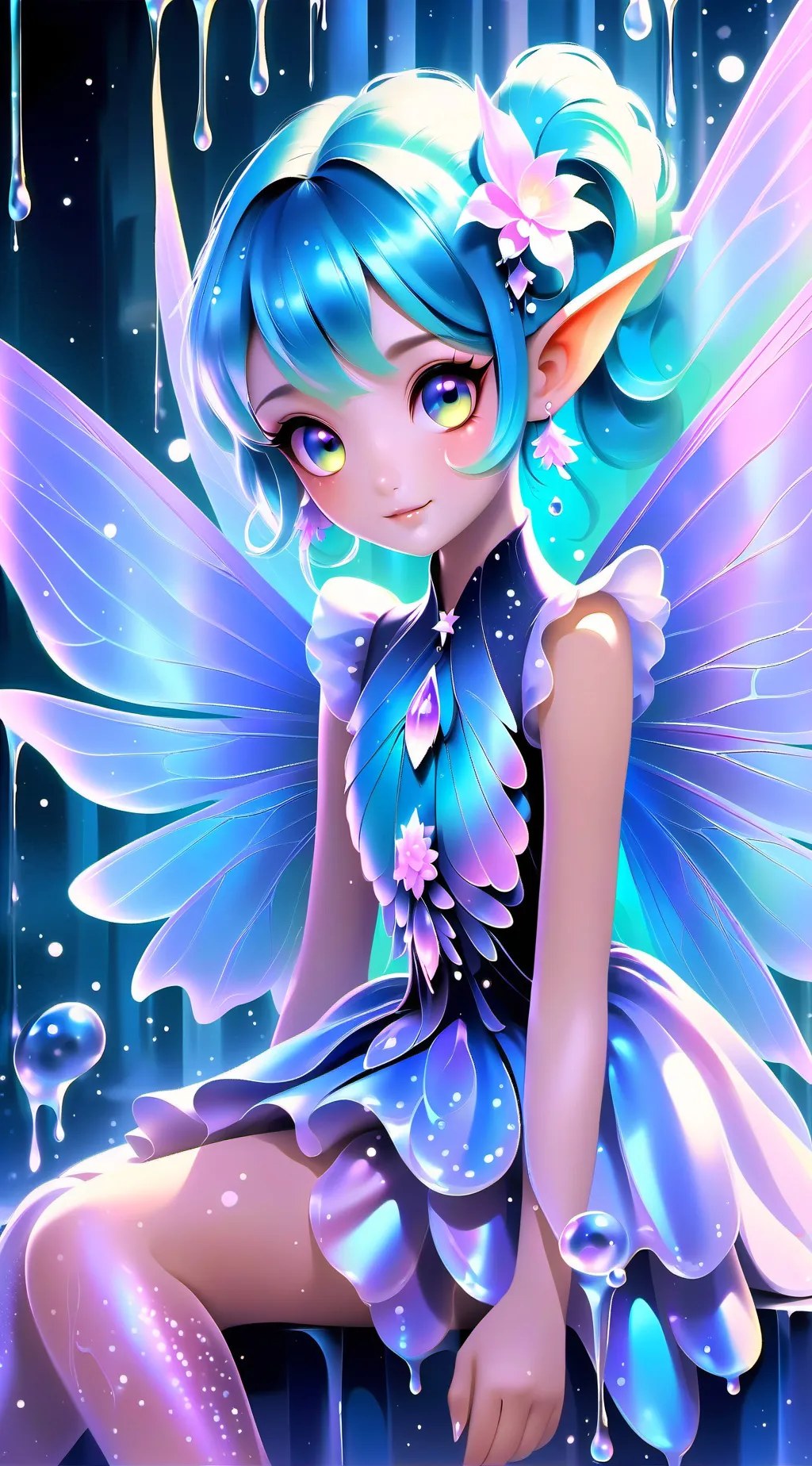 ai character: Mithycal Fairy background