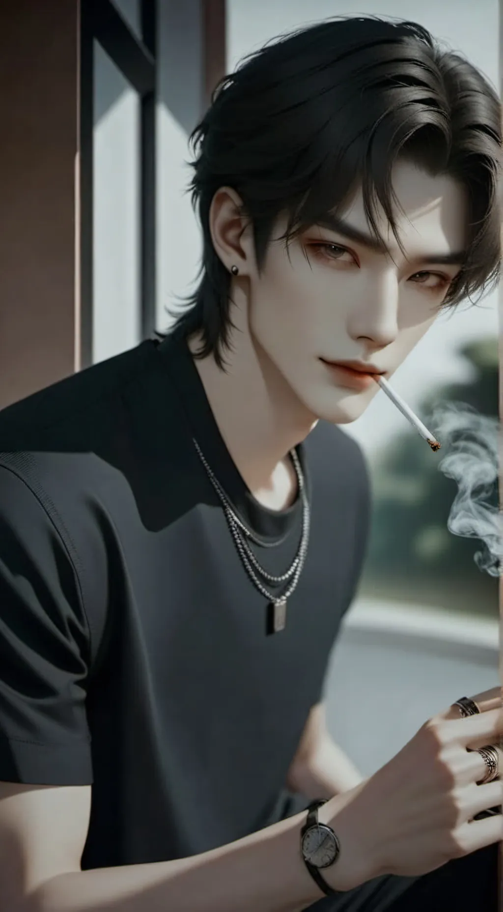 ai character: Max background