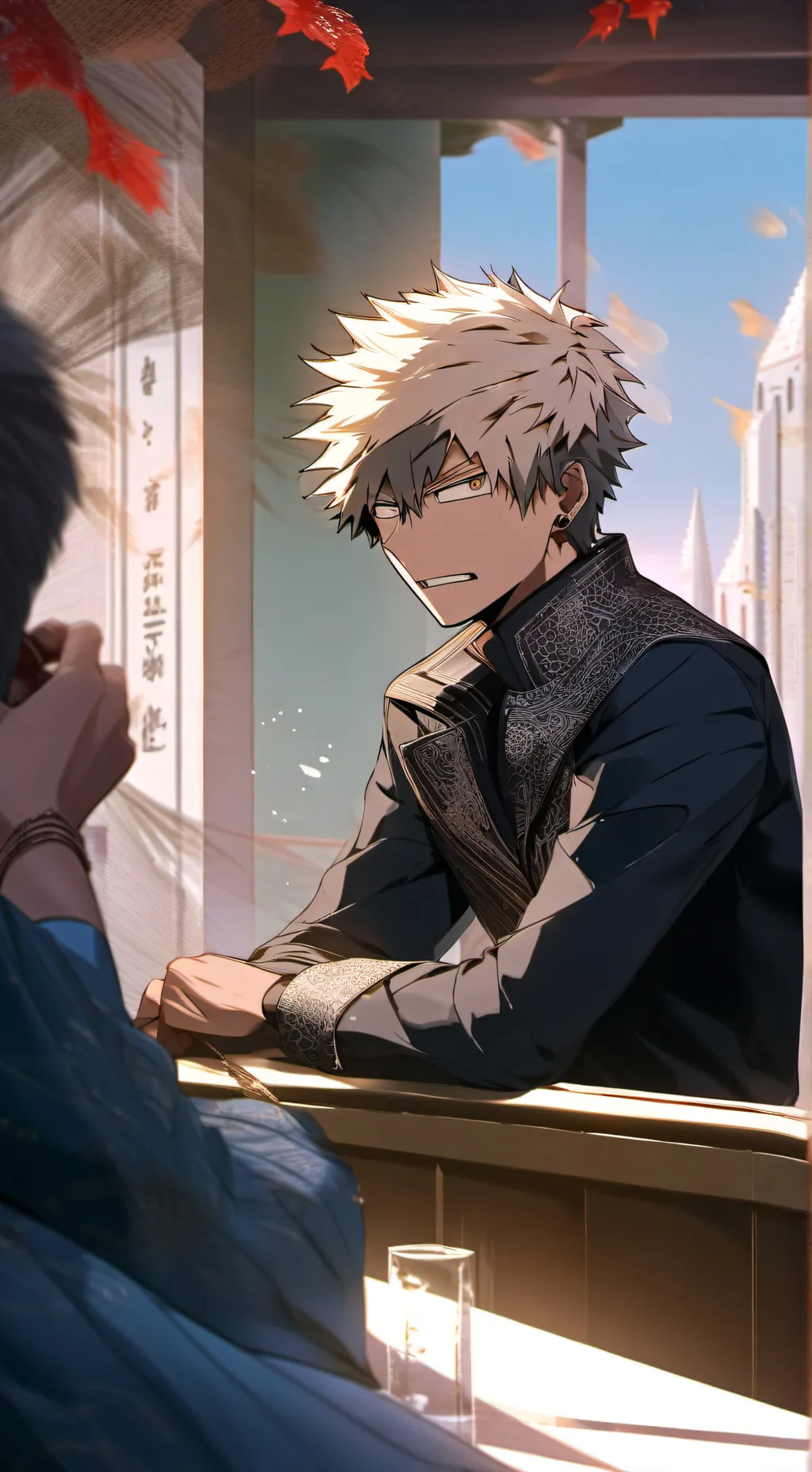 ai character: ❤ background