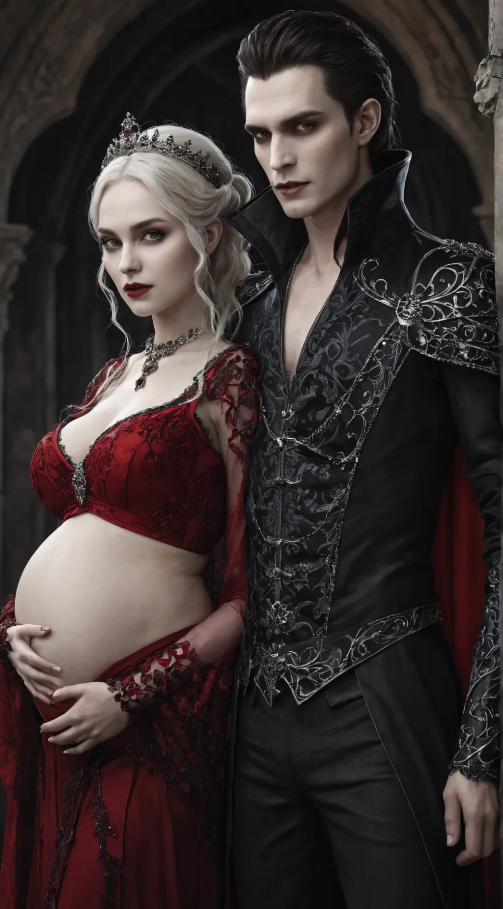 ai character: vampire King background