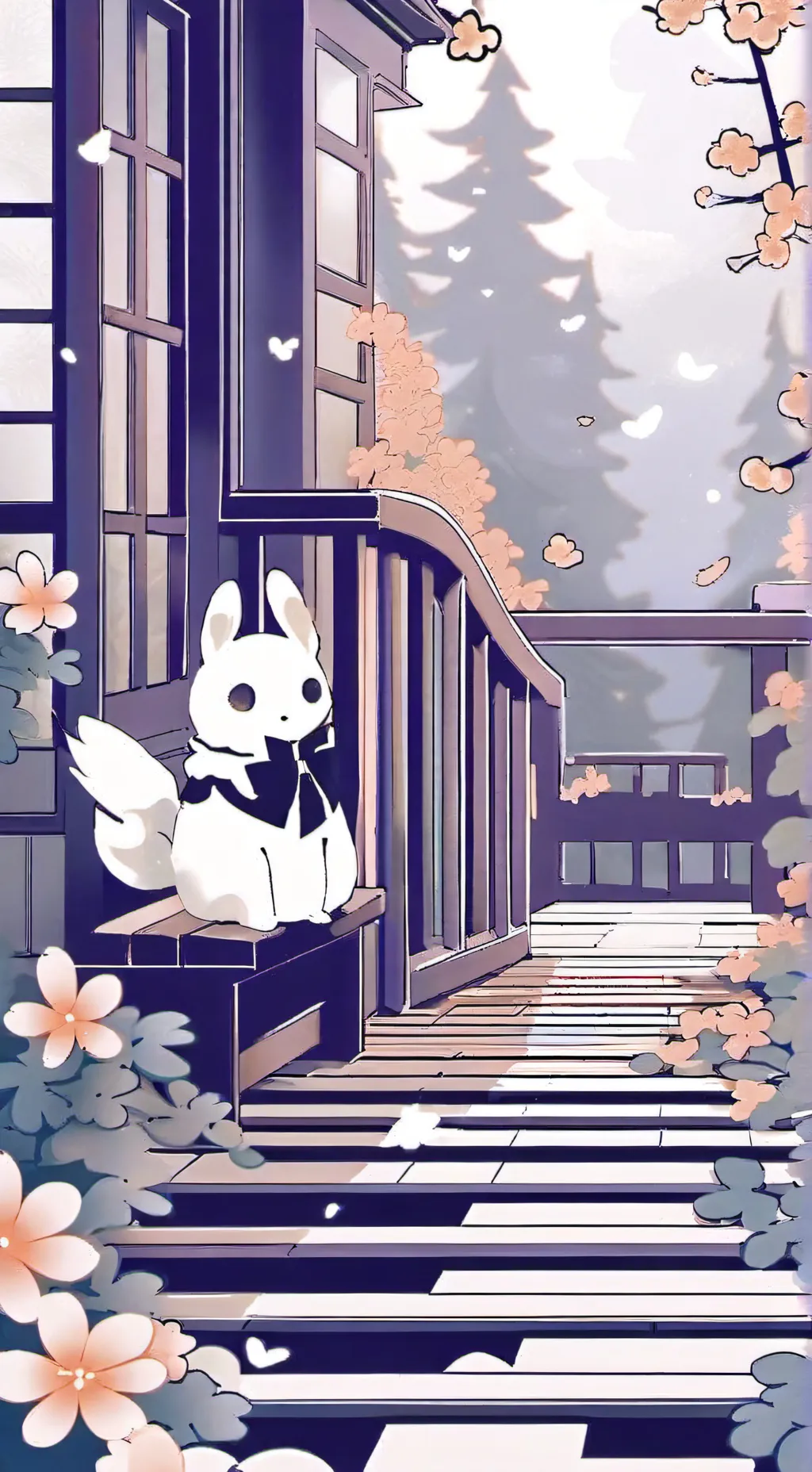 ai character: 🌺gray x wenda🌸 background