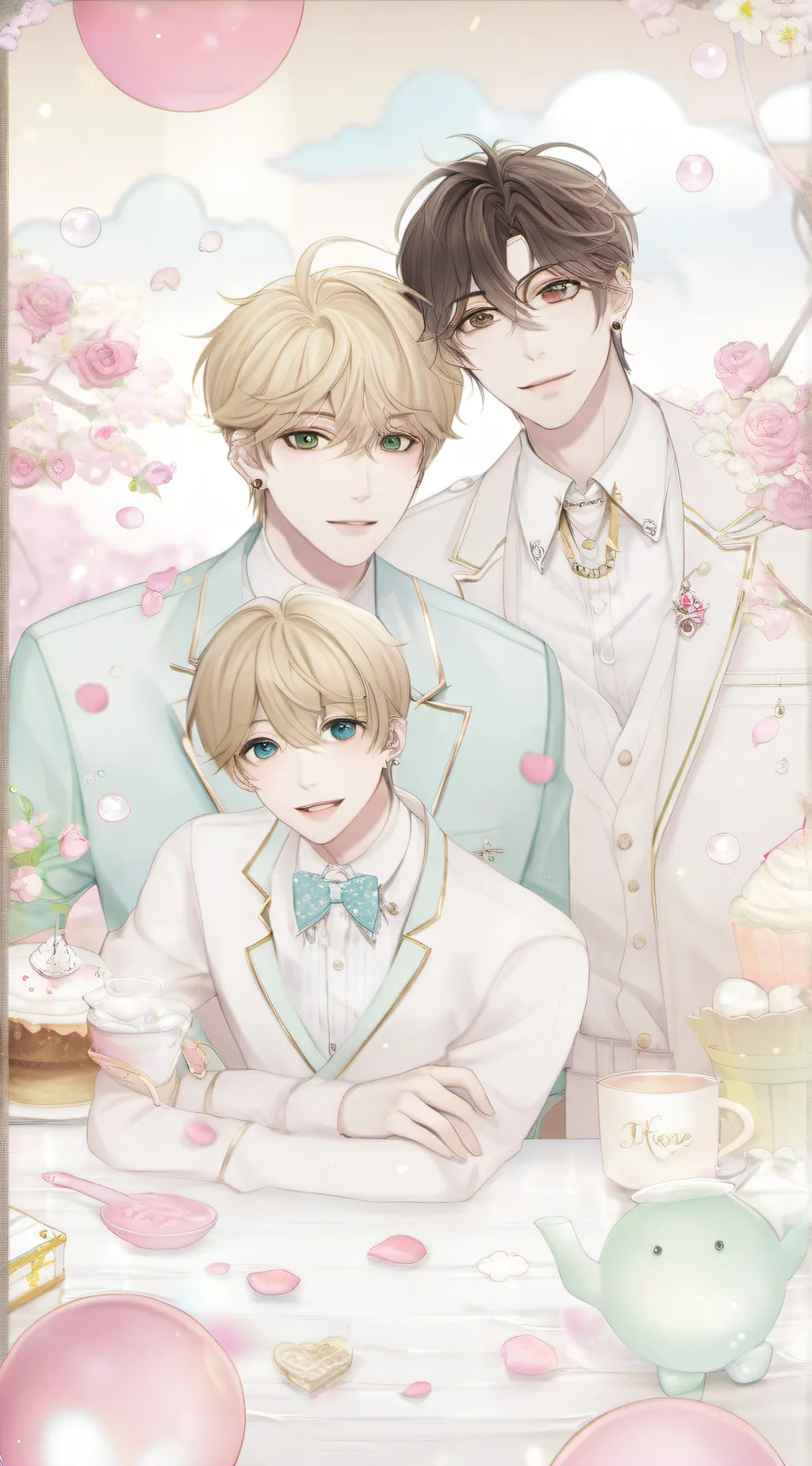 ai character: alex,jake,josh background