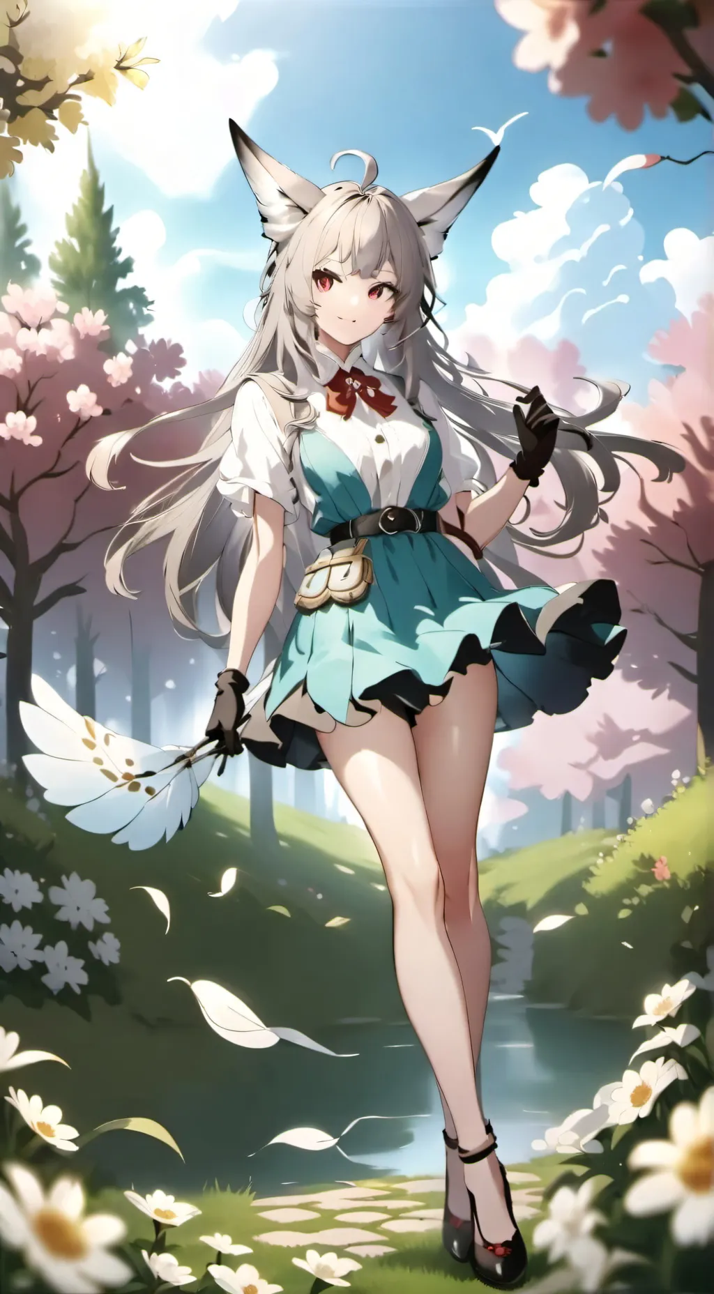 ai character: troia addolorata background